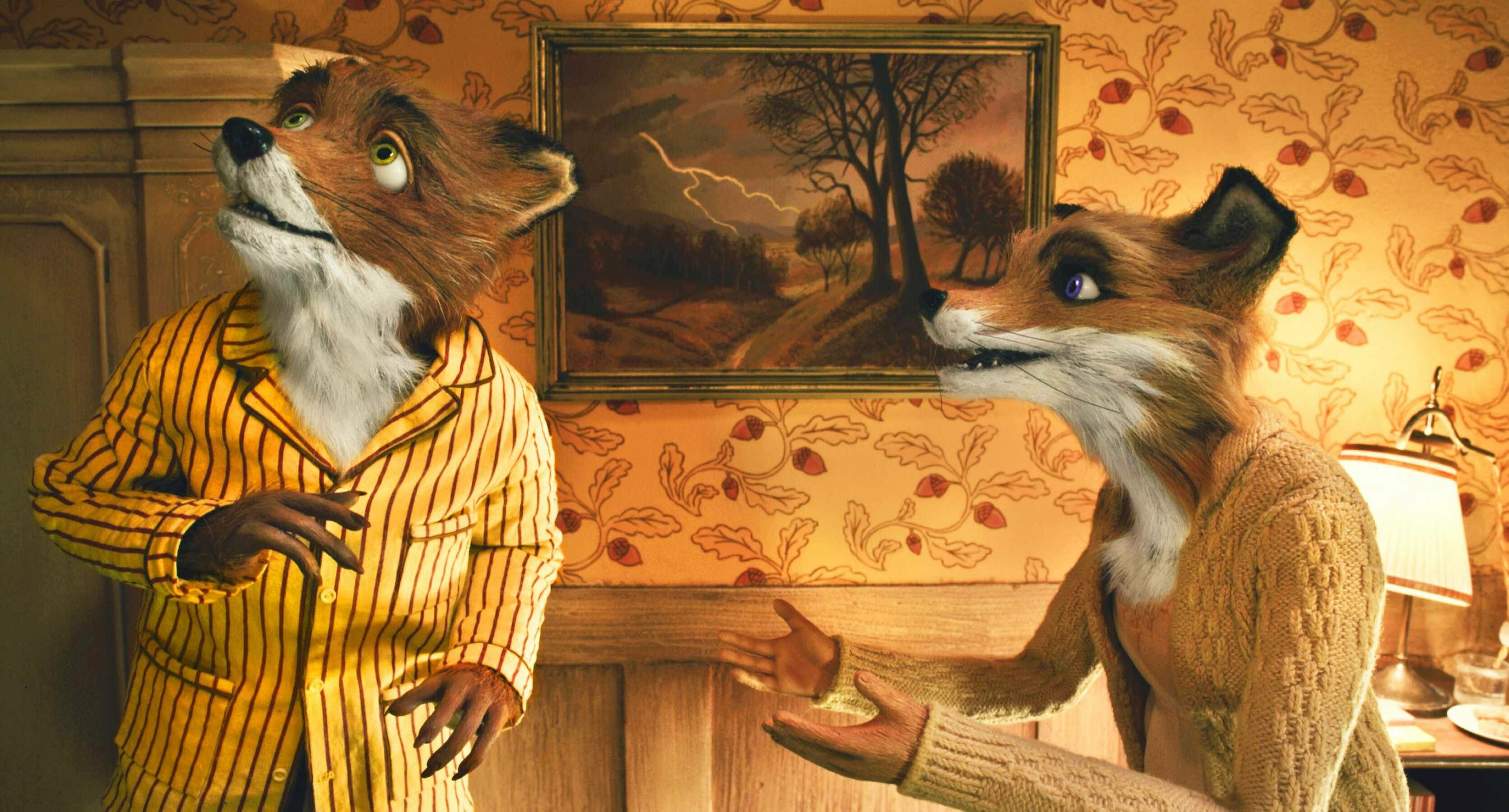 Fantastic Mr. Fox animation, Family adventure, HD wallpaper, Whimsical foxes, 3350x1800 HD Desktop