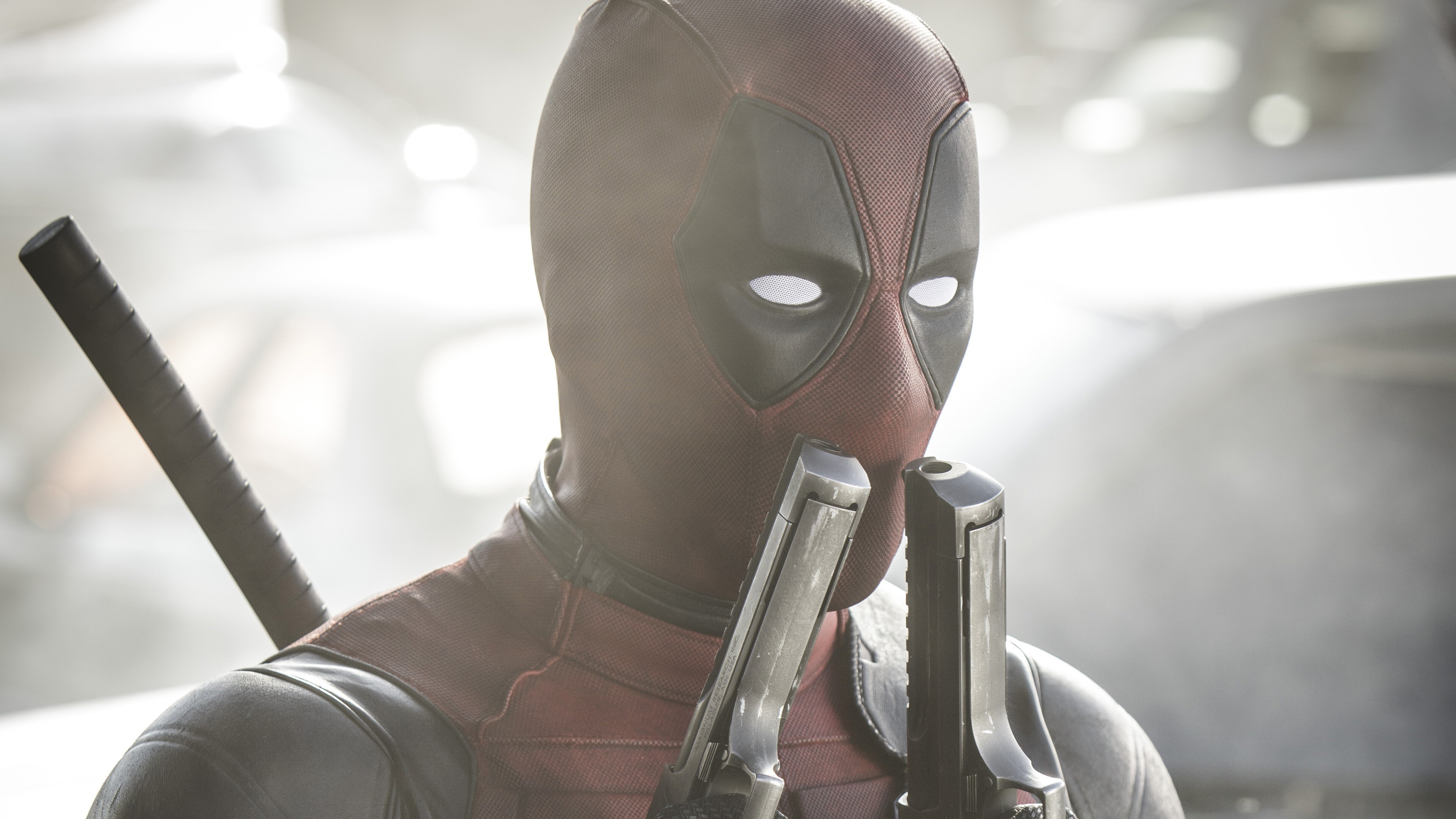 Deadpool: 2016 movie, A spin-off in the X-Men film series and the eighth installment overall. 3840x2160 4K Wallpaper.