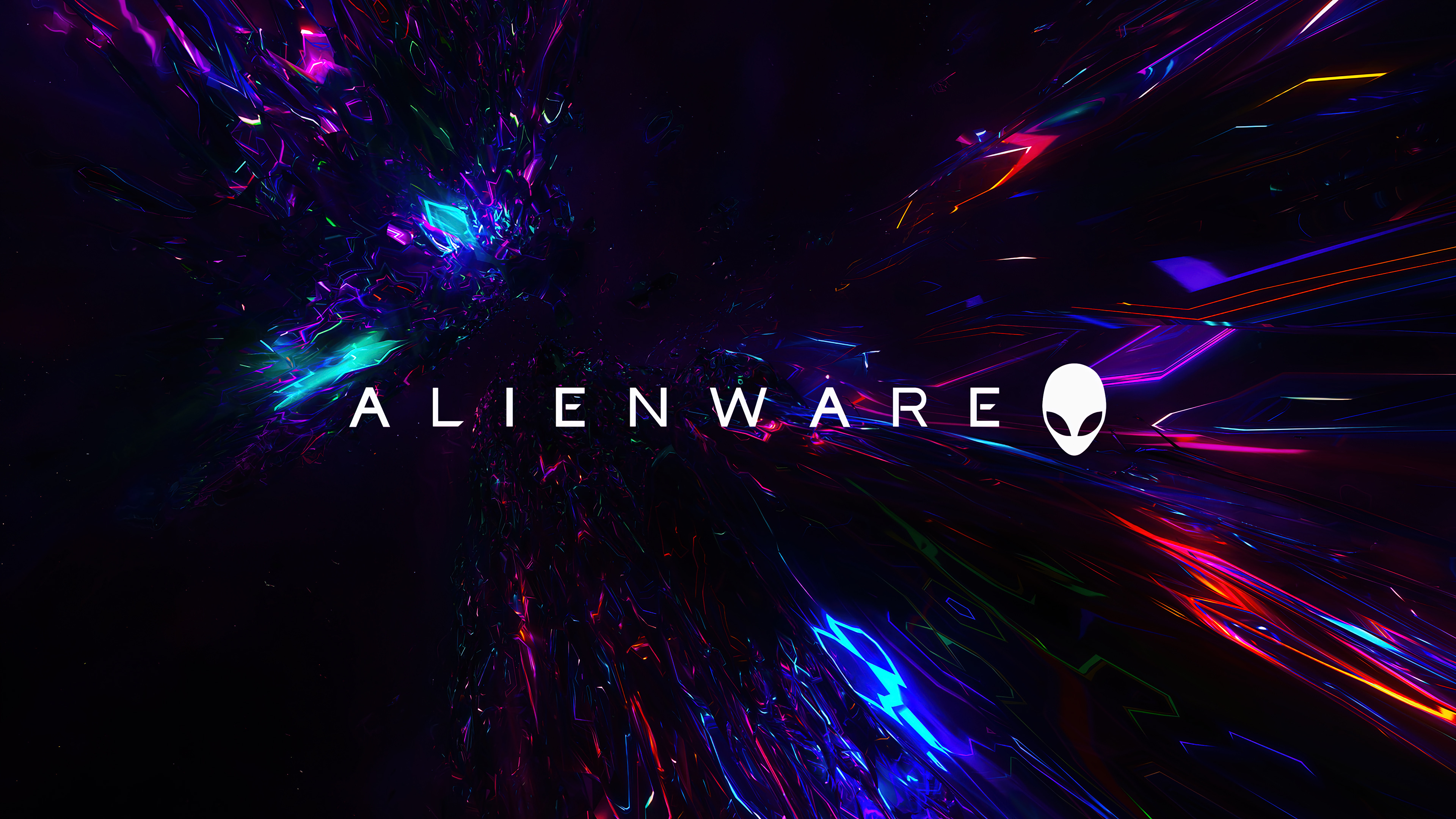 Alienware wallpaper, Abstract background, High-tech technology, Futuristic vibes, 3840x2160 4K Desktop