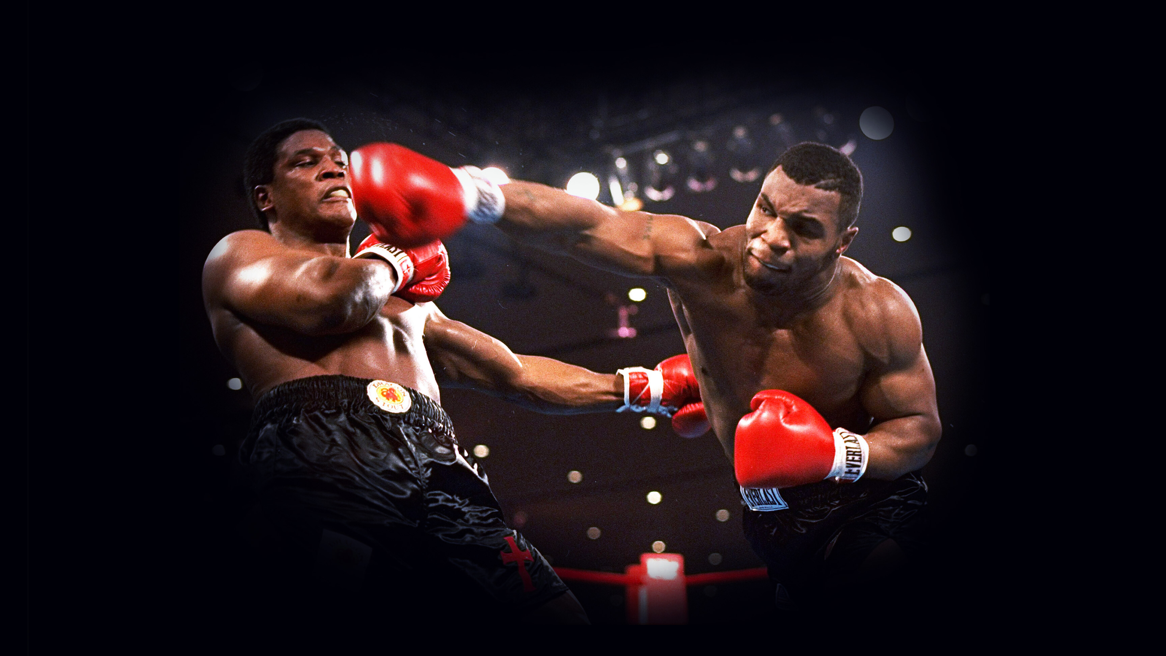 Mike Tyson: Nicknamed "Iron Mike", "Kid Dynamite" and "The Baddest Man on the Planet". 3840x2160 4K Background.