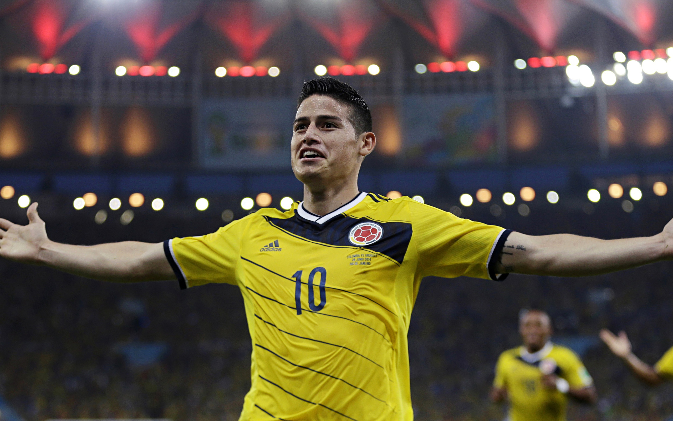 James Rodriguez, Football, Colombian national team, Monitor images, 2560x1600 HD Desktop