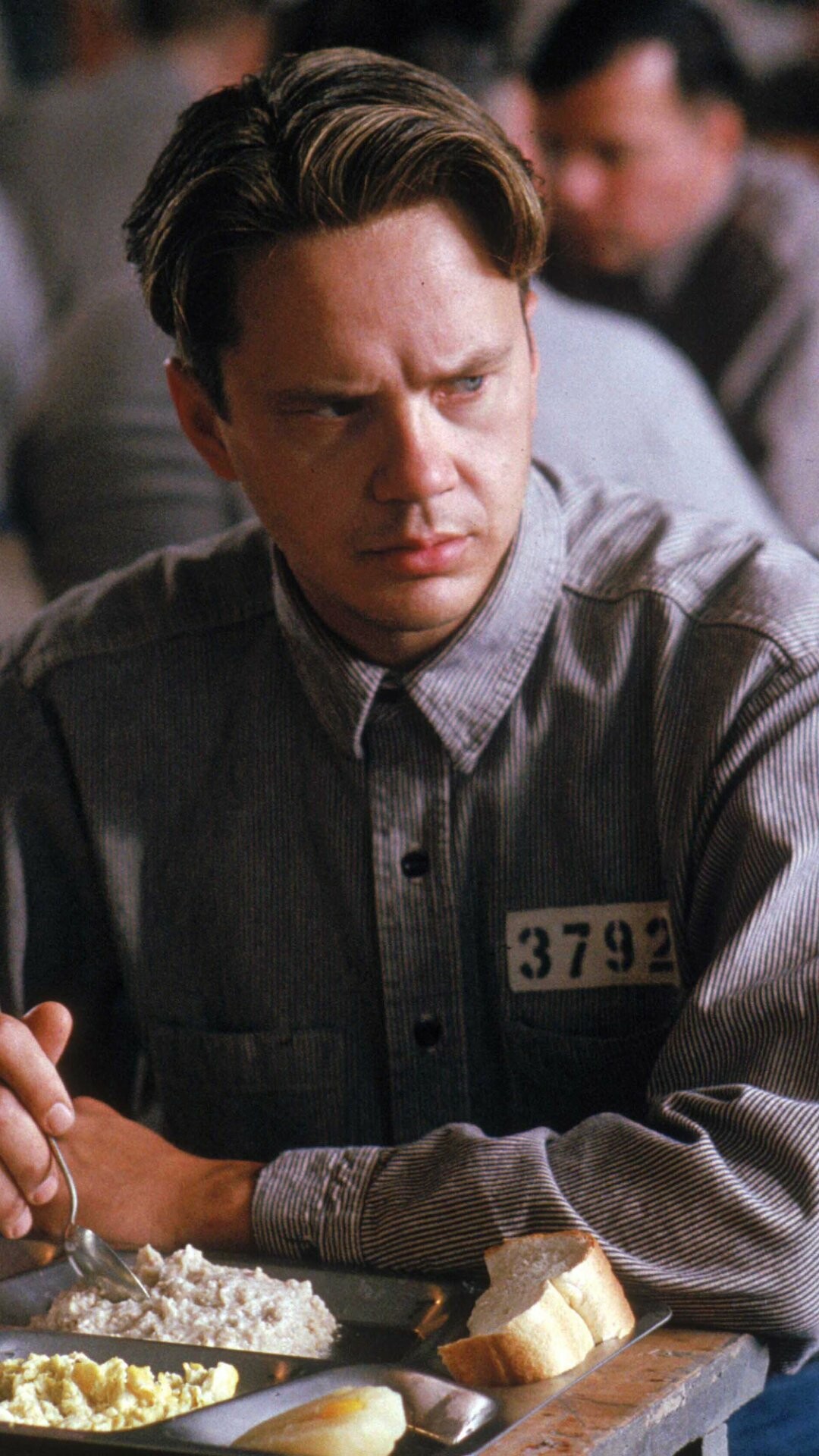 The Shawshank Redemption: Andrew "Andy" Dufresne, The main protagonist, Screenplay by Frank Darabont. 1080x1920 Full HD Wallpaper.