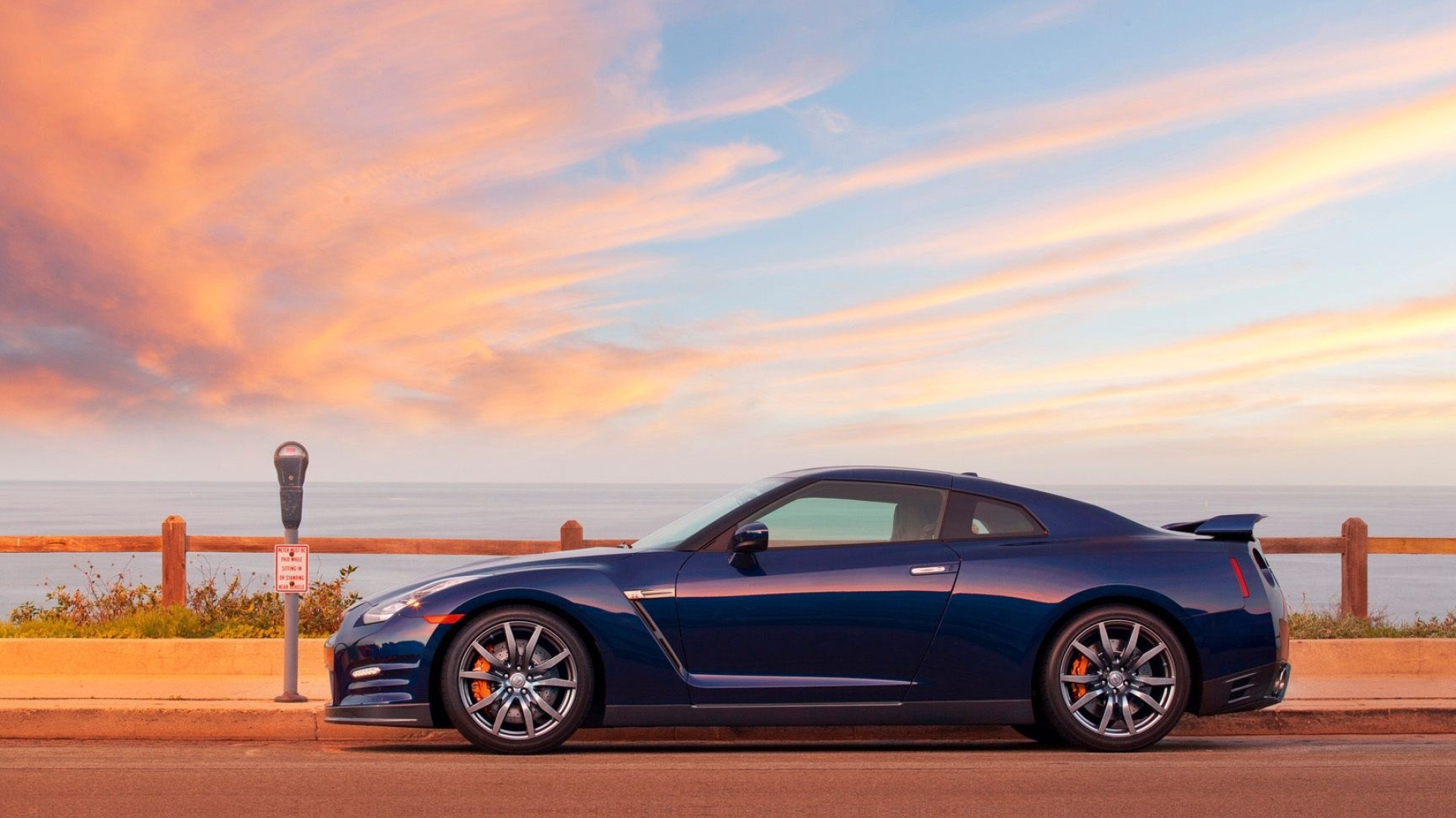 Nissan GT-R, Bold blue beauty, Striking and vibrant, Attention-grabbing sports car, 1920x1080 Full HD Desktop