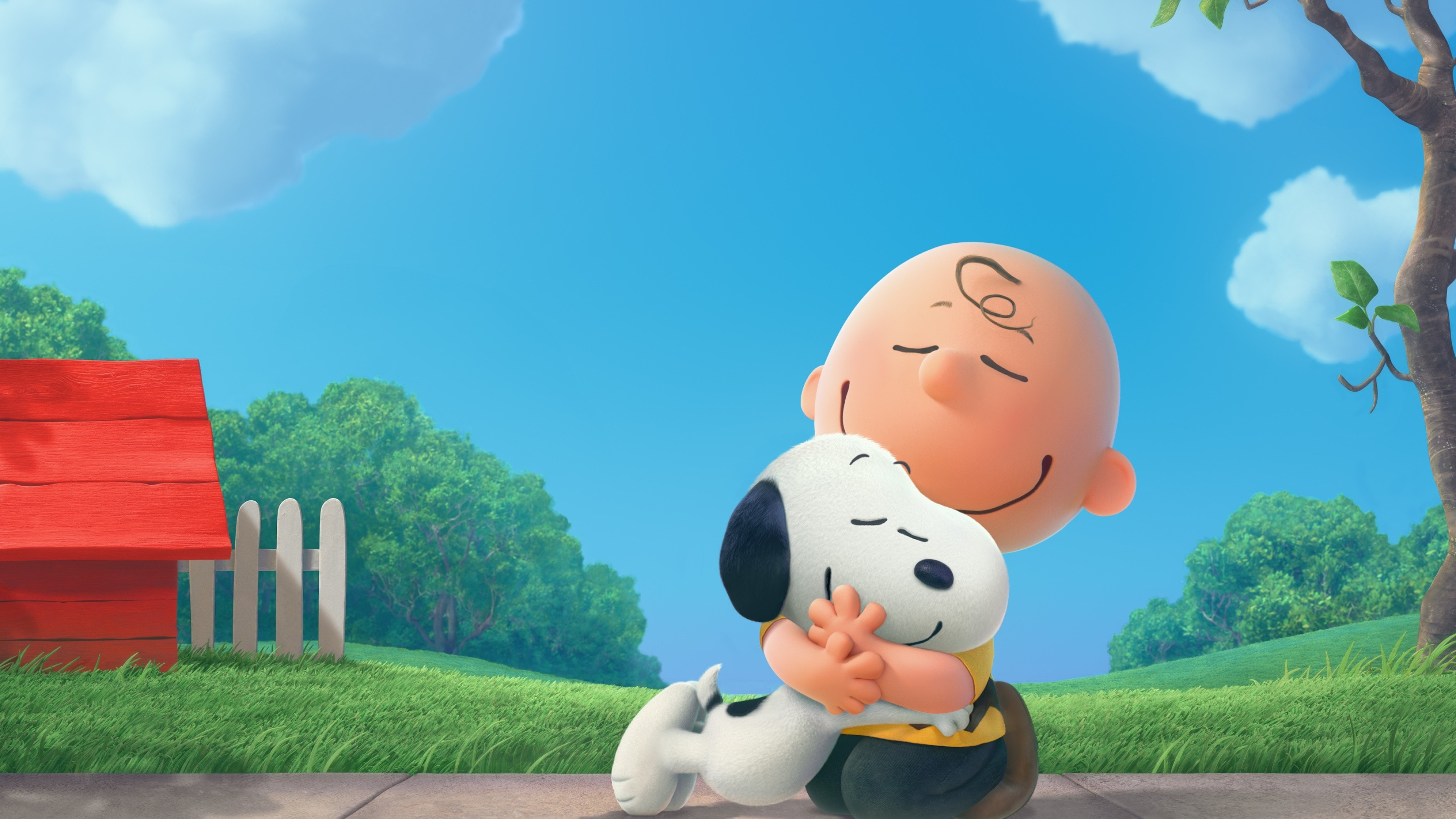 The Peanuts Movie, Snoopy and Charlie Brown, Animated film, Movie posters, 3840x2160 4K Desktop
