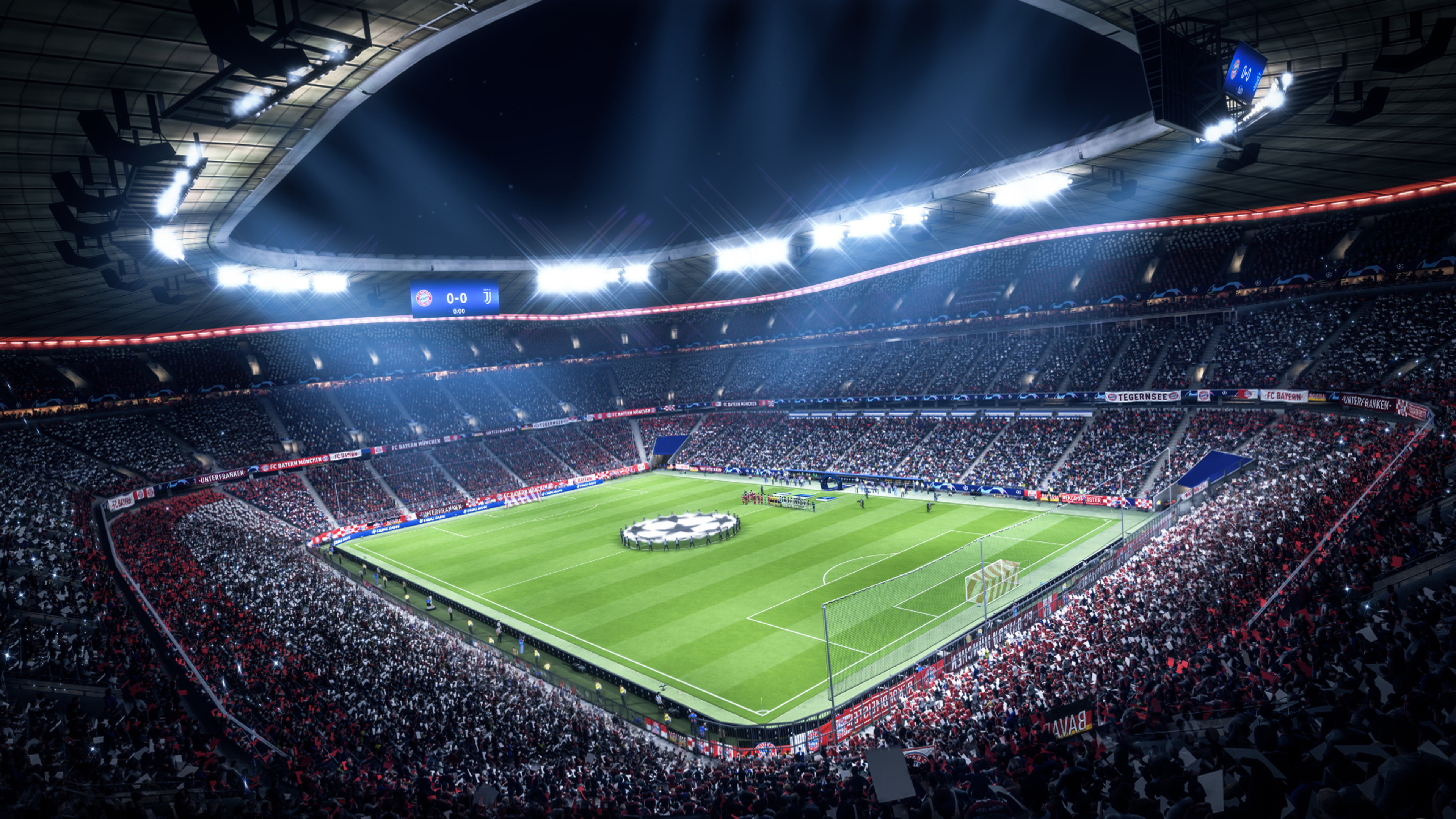 Football Stadium, FIFA 19 stadium, Gaming wallpaper, High resolution, 3840x2160 4K Desktop