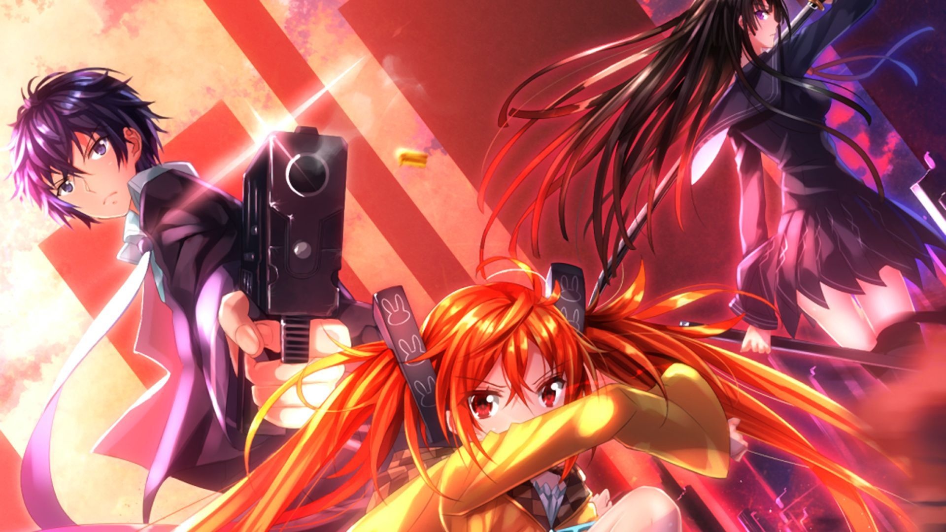 Black Bullet (Anime): Walls created from Varanium, Metal that is able to subdue Gastrea. 1920x1080 Full HD Background.