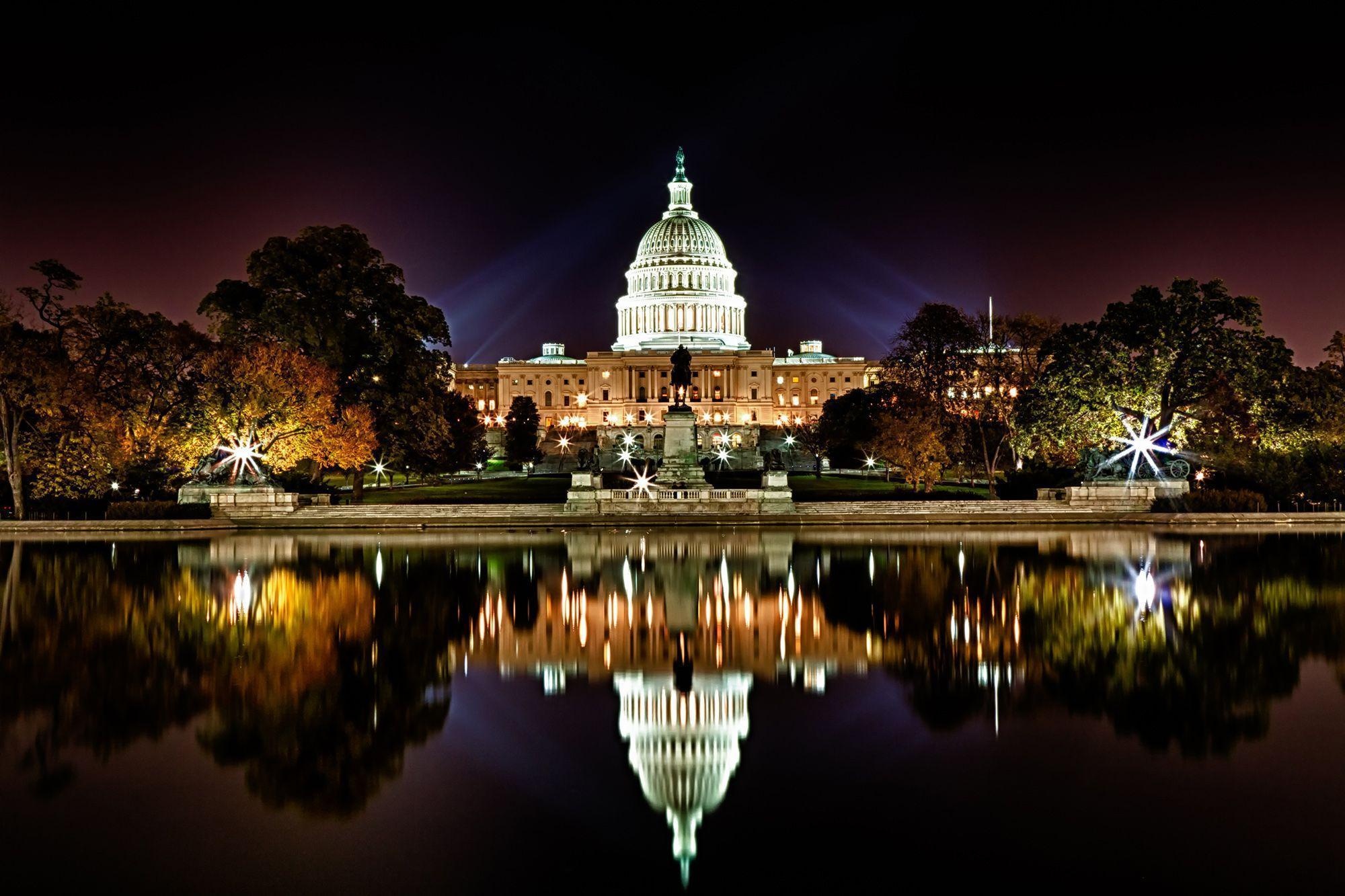 Washington, D.C.: The USA’s capital, Architecture, Capitol. 2000x1340 HD Background.