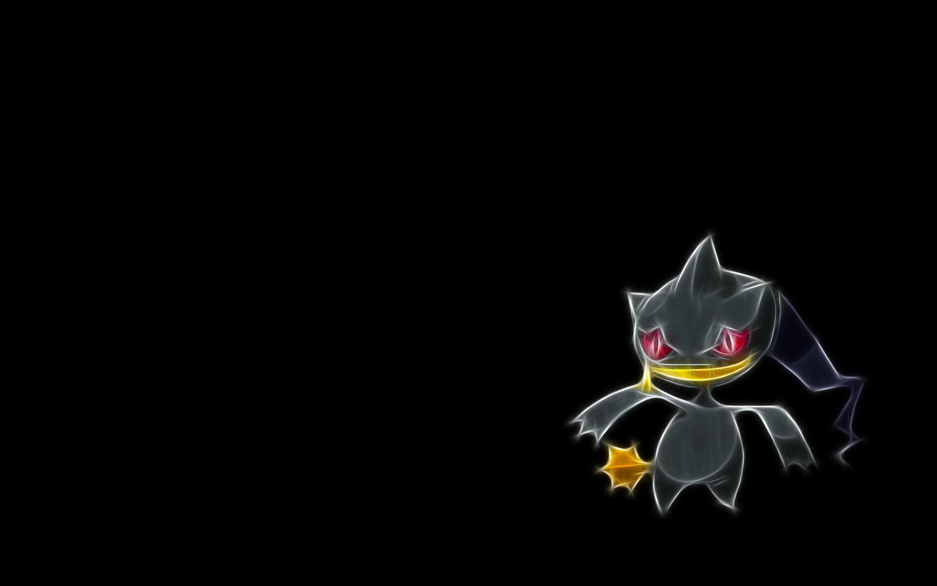 Ghost Pokemon: Banette, evolves from Shuppet starting at level 37. 1920x1200 HD Background.
