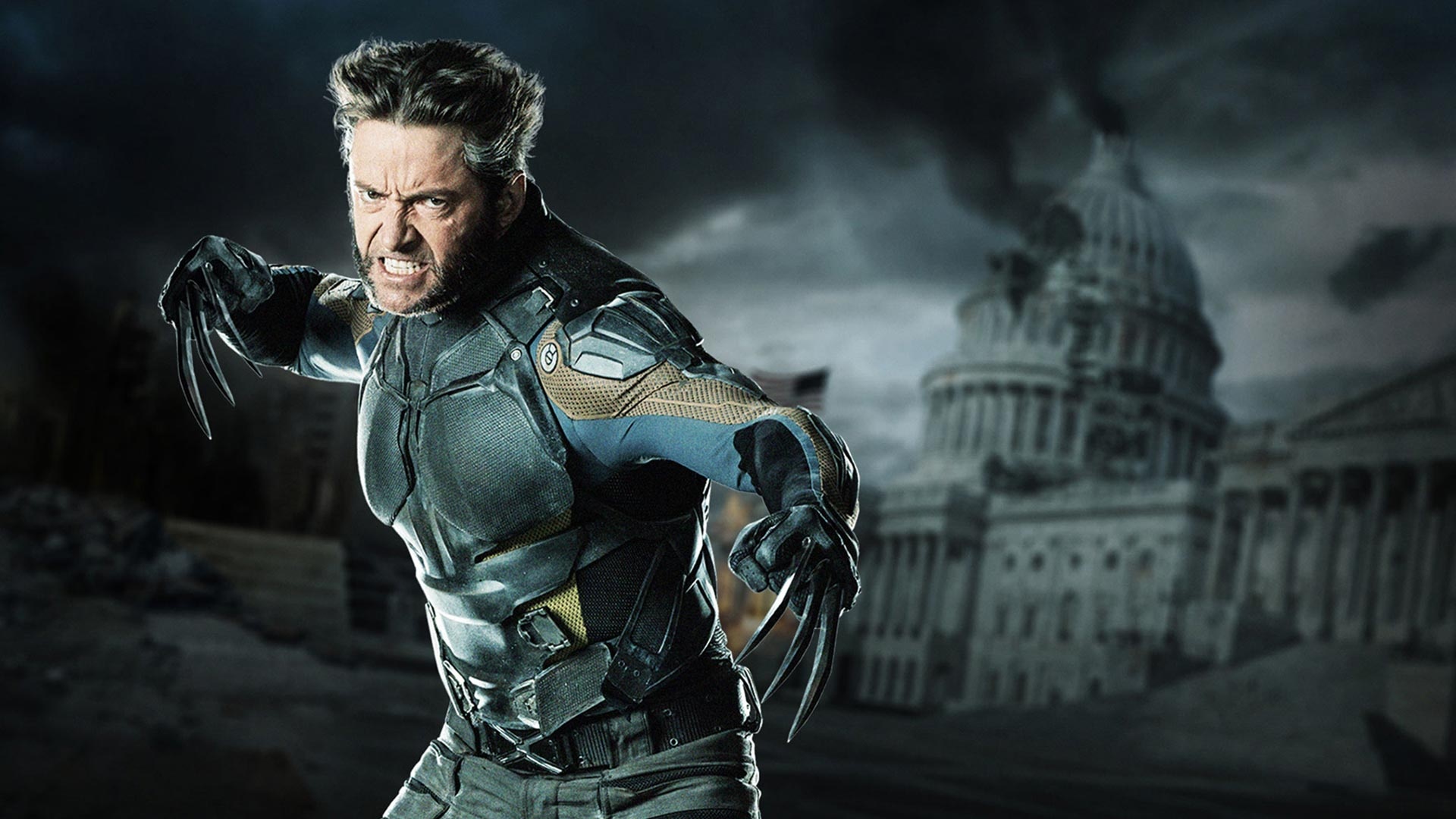 X-Men: Days of Future Past, Wallpaper featuring Wolverine, X-Men fandom, Mutant superhero, 1920x1080 Full HD Desktop
