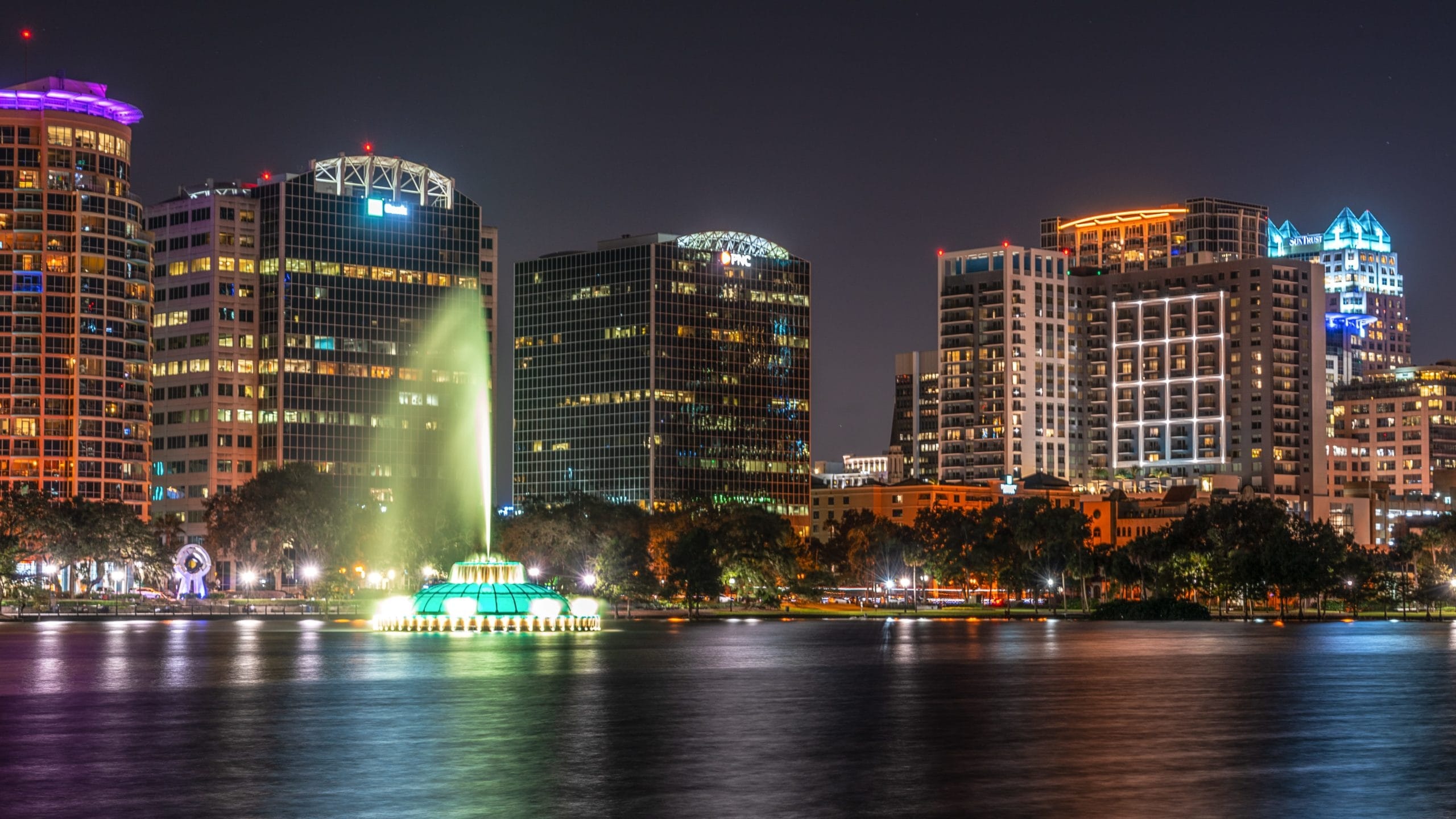 Orlando skyline, Production company, 2560x1440 HD Desktop