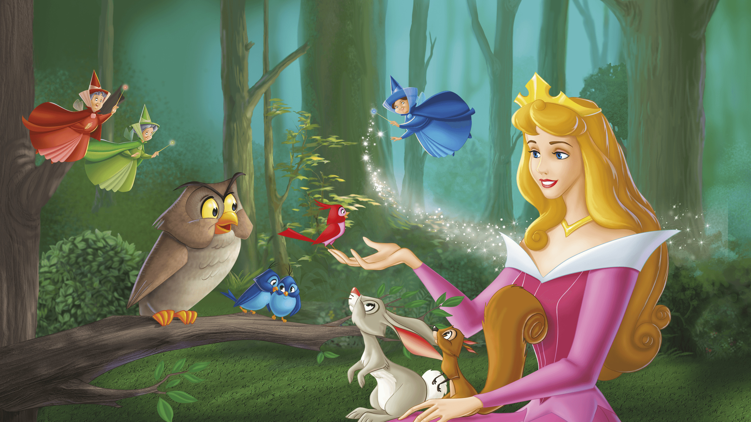 Sleeping Beauty movies, Stream Disney classics, Magical fairy tales, Family entertainment, 2560x1440 HD Desktop