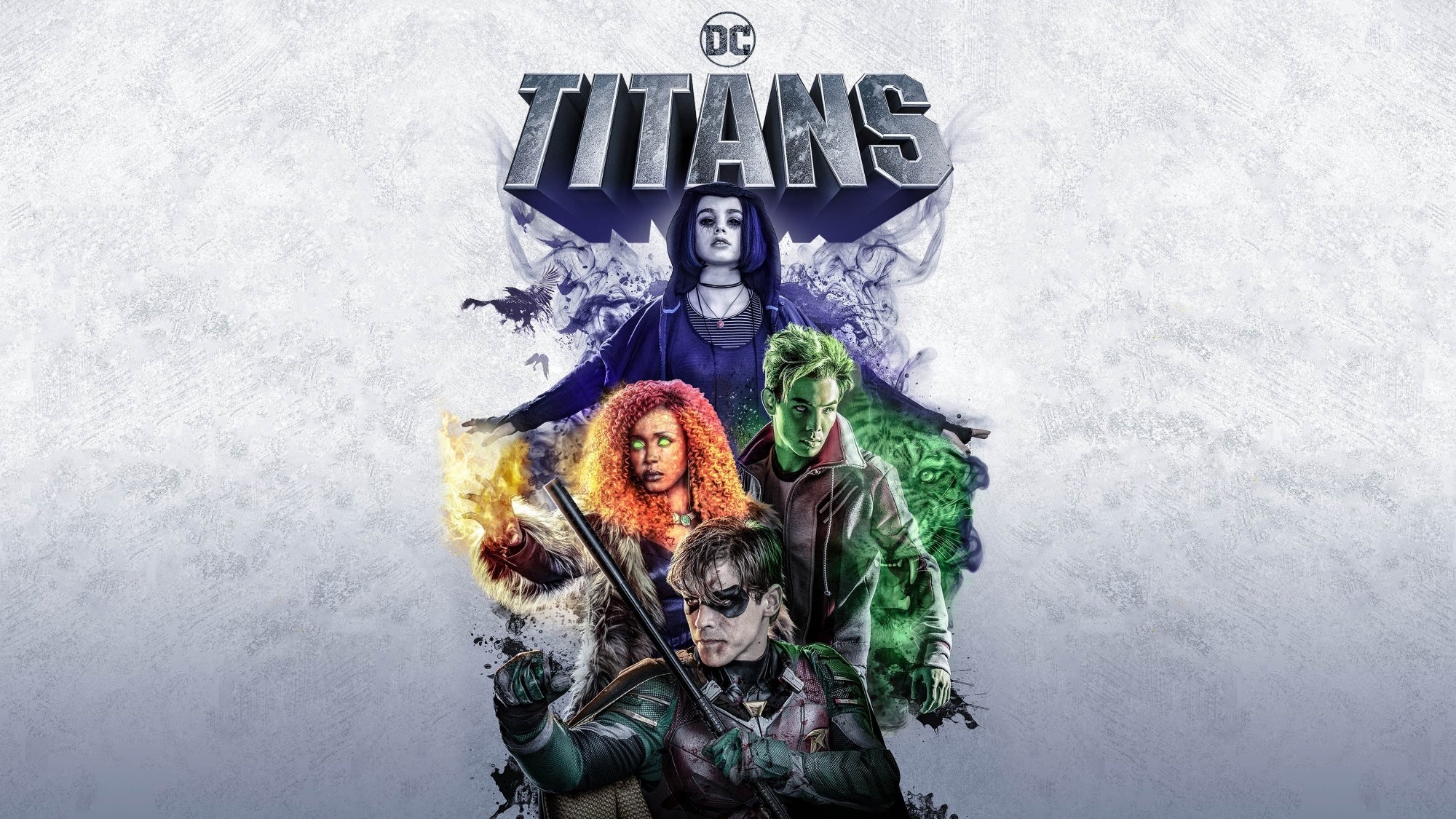 Titans TV series, DC Comics, Action-packed, Superhero team, 2000x1130 HD Desktop