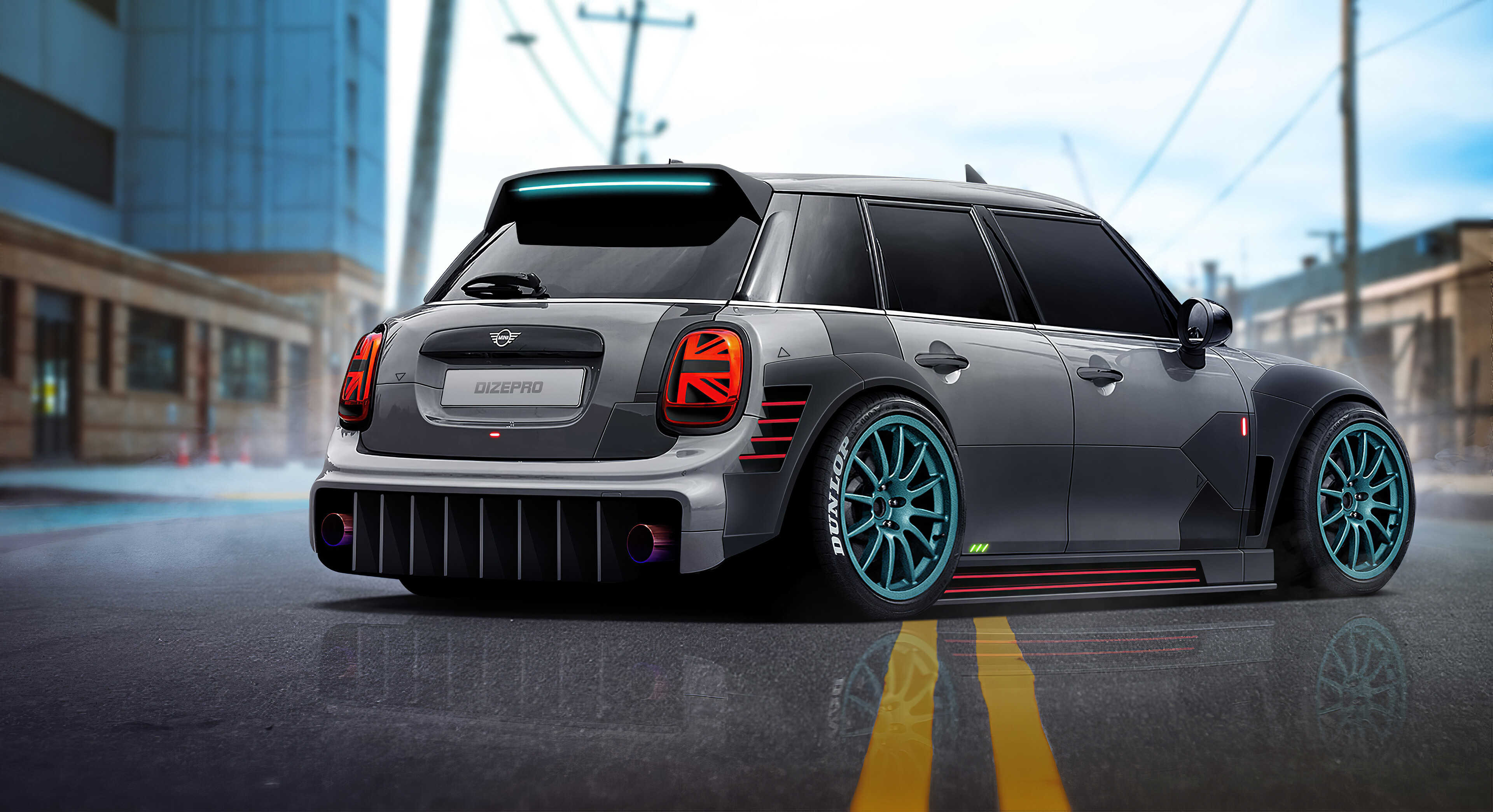 MINI Cooper: Cars, BMW acquired the marque in 1994 when it bought Rover Group. 3840x2090 HD Background.