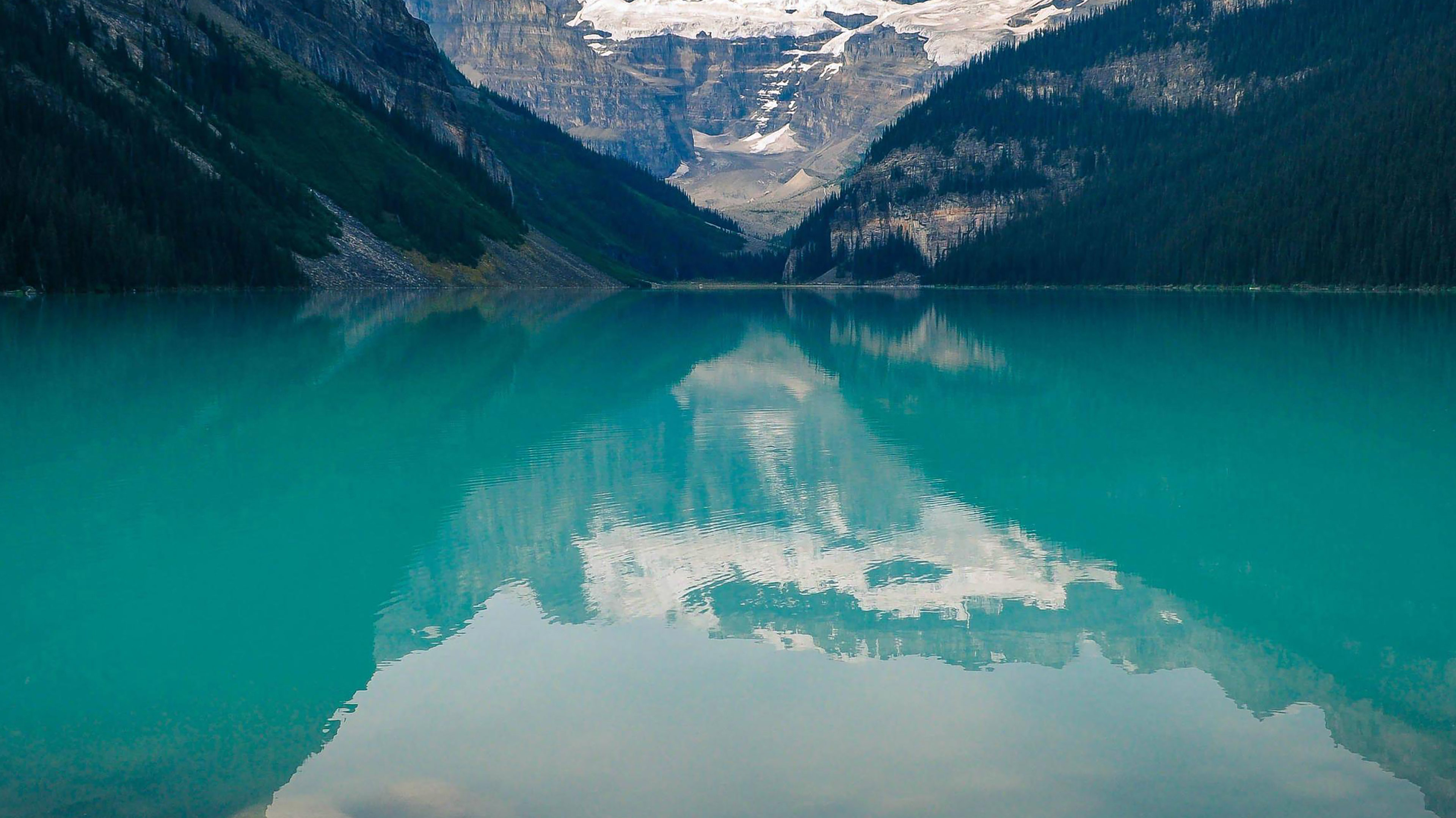 Canada, Lake Louise, Green water, Natural beauty, 3840x2160 4K Desktop