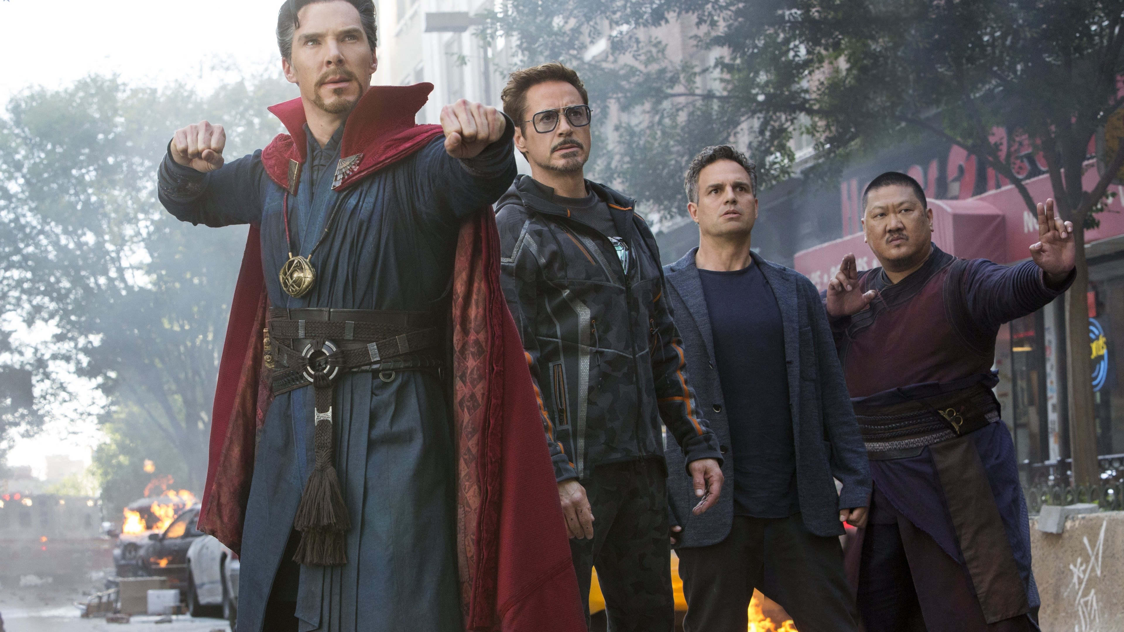 Mark Ruffalo, Avengers Infinity War, Doctor Strange, Iron Man, 3840x2160 4K Desktop
