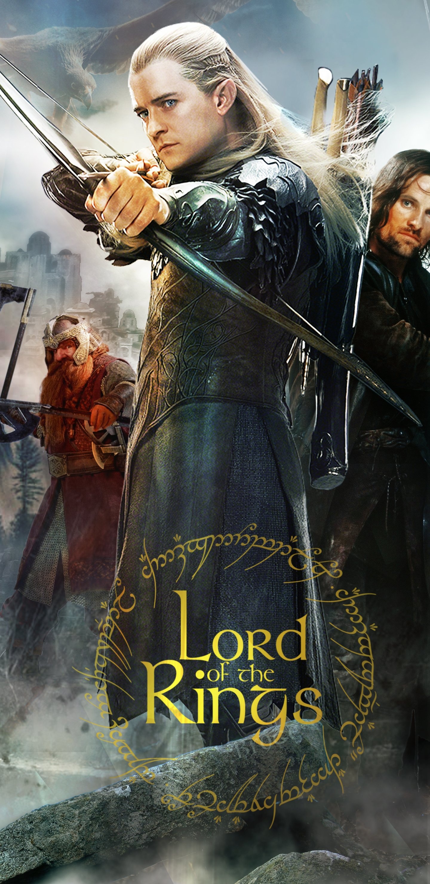 Movie, Lord of the Rings, 1440x2960 HD Phone