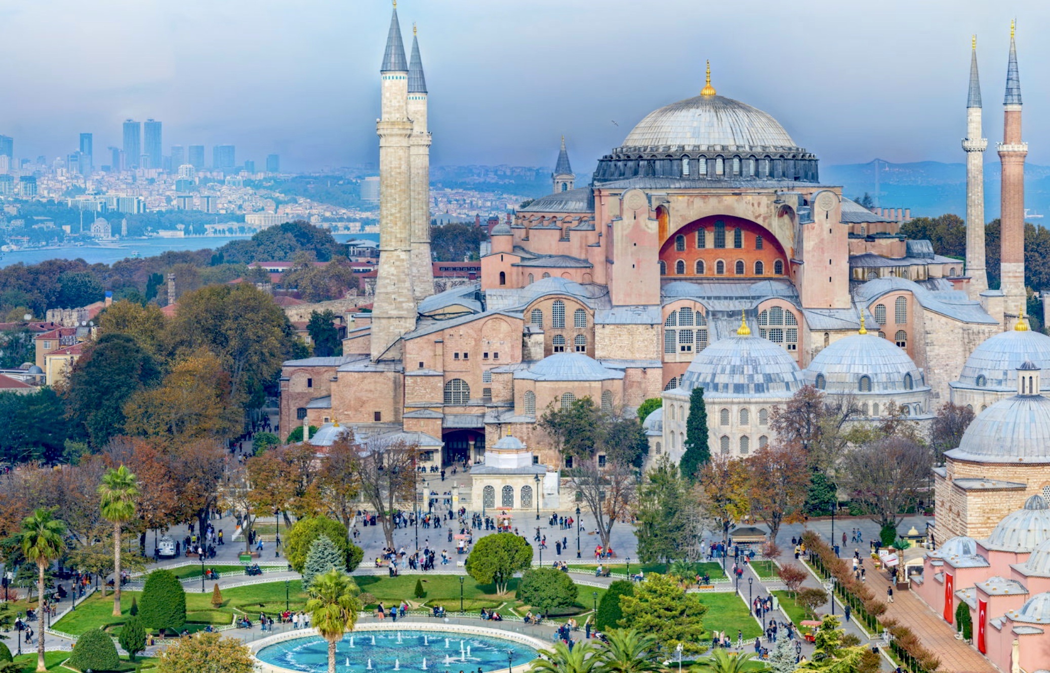 Hagia Sophia, Istanbul mosque, Cultural landmark, Architectural masterpiece, 2080x1330 HD Desktop