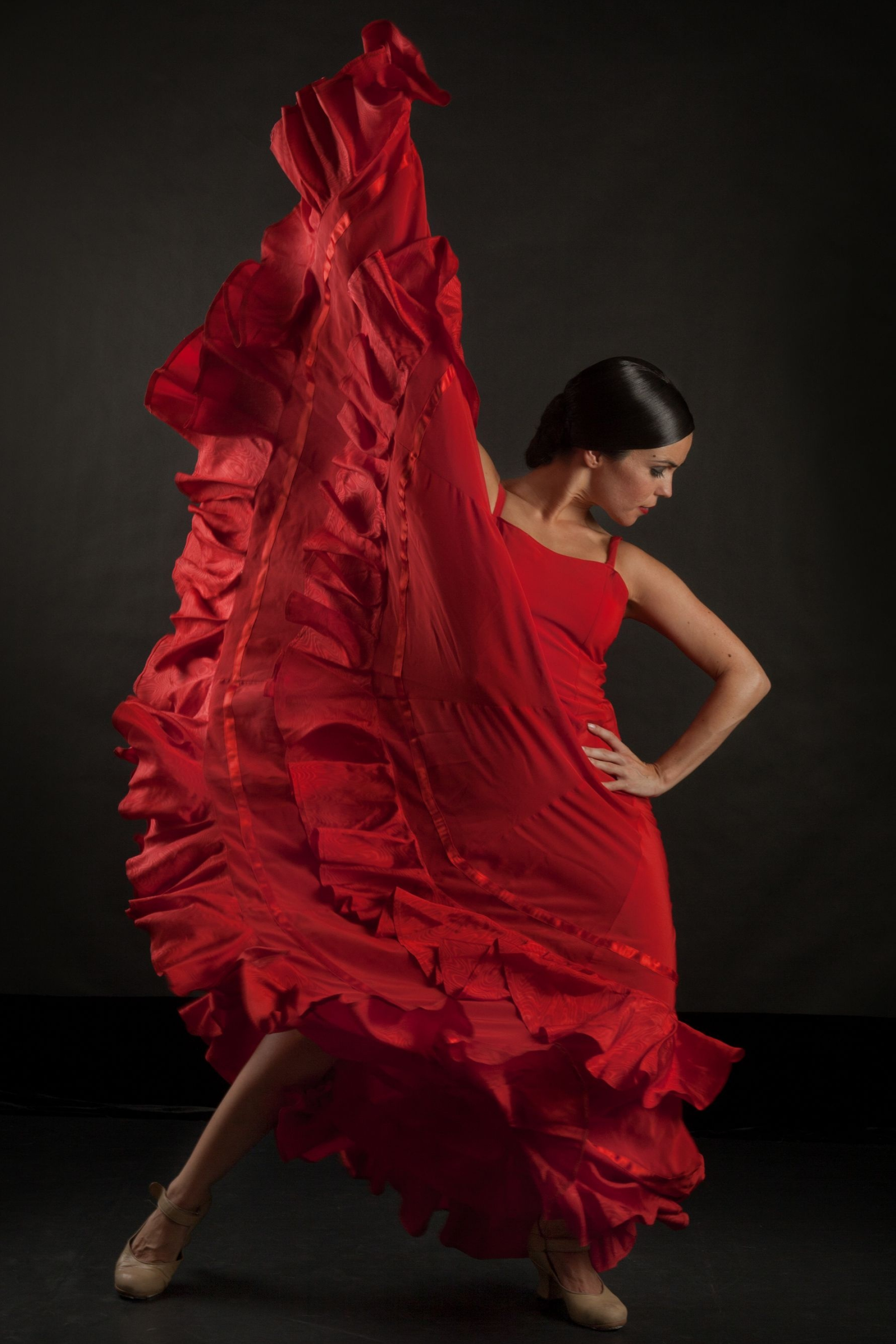 Flamenco: A highly-expressive, Spanish dance form, Hand clapping, Percussive footwork. 1970x2960 HD Wallpaper.