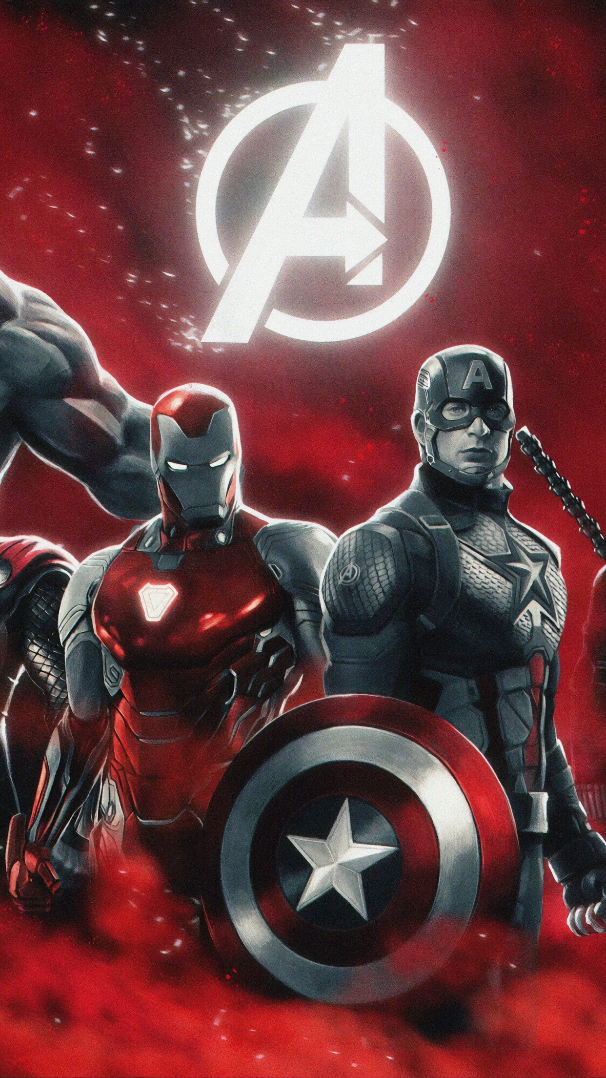 Avengers: Hulk, Thor, Iron Man, Captain America, Marvel Movies. 1250x2210 HD Wallpaper.