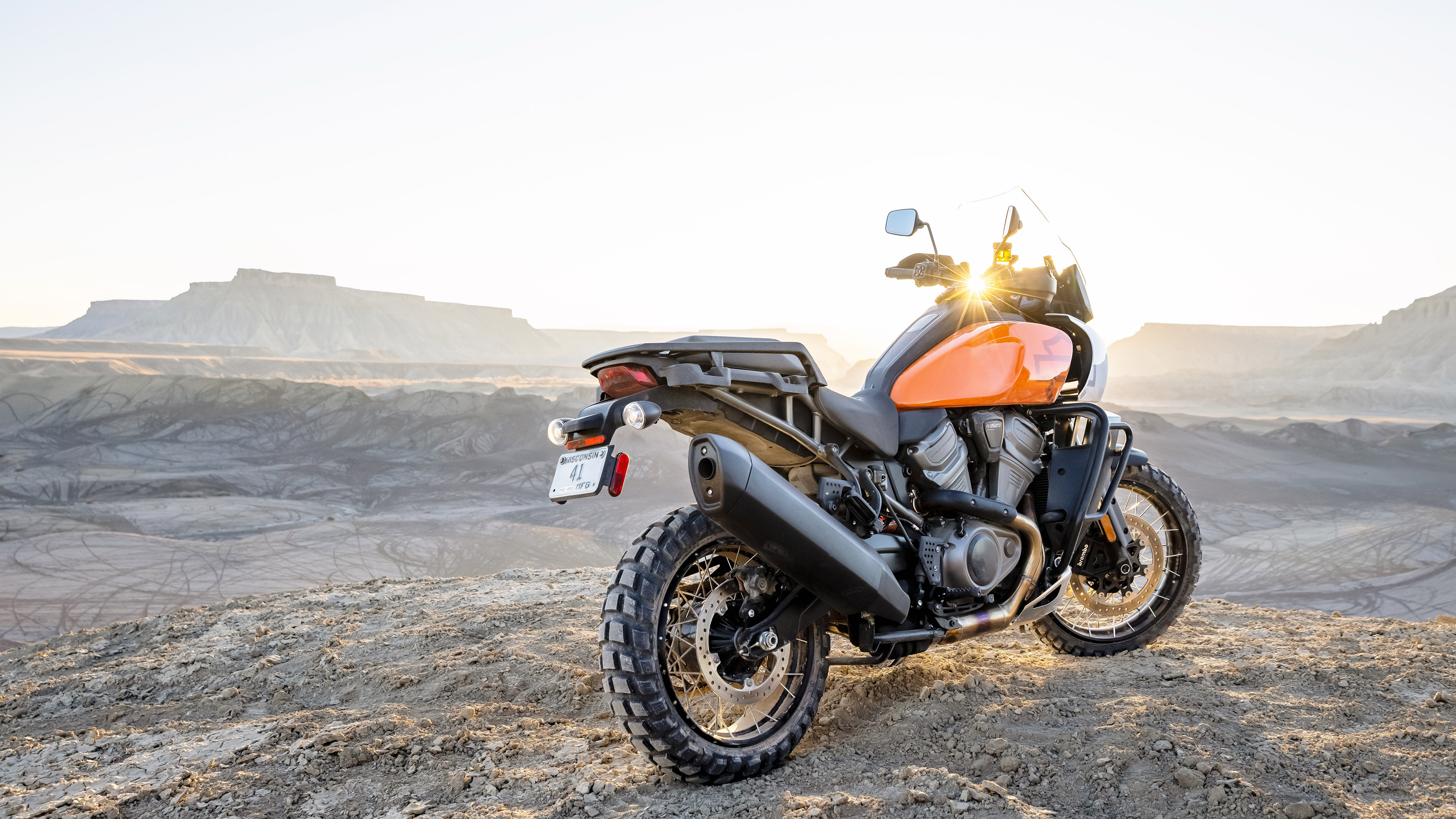 Harley-Davidson Pan America, Unleash your wild side, Adventure awaits, Ride into the unknown, 3840x2160 4K Desktop