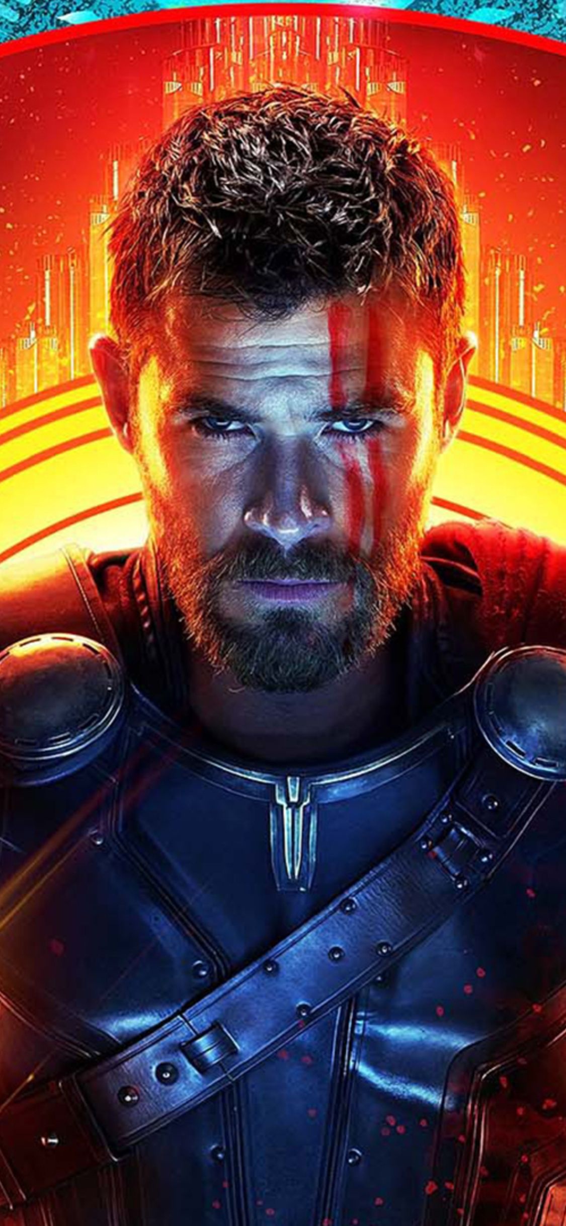 Chris Hemsworth, Thor Ragnarok, iPhone wallpapers, Stunning visuals, 1130x2440 HD Phone