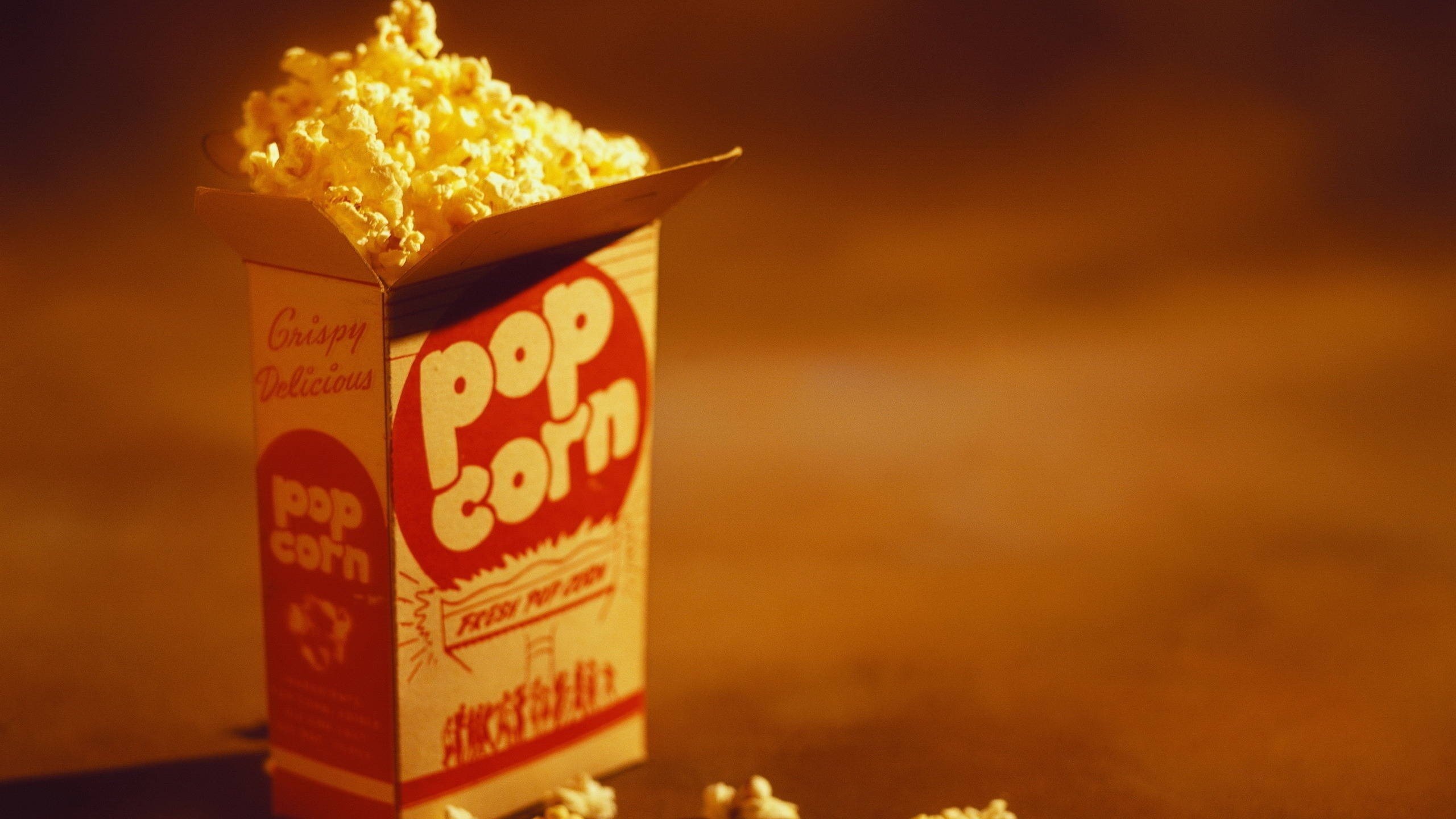 Popcorn indulgence, HD wallpaper, Tempting treat, Movie night delight, 2560x1440 HD Desktop