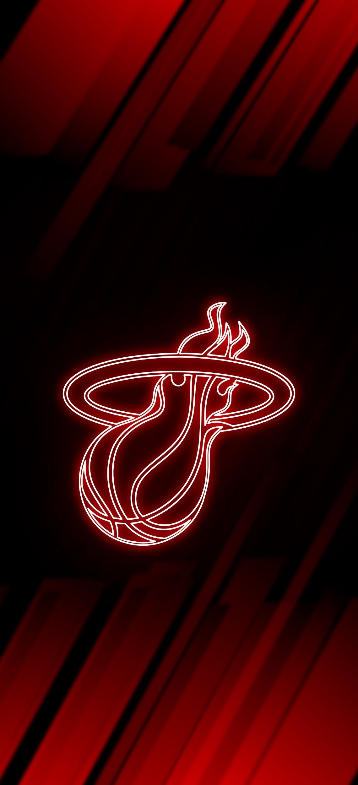 Miami Heat: The team was founded in 1988 as an expansion team and joined the NBA in 1989. 1140x2500 HD Wallpaper.