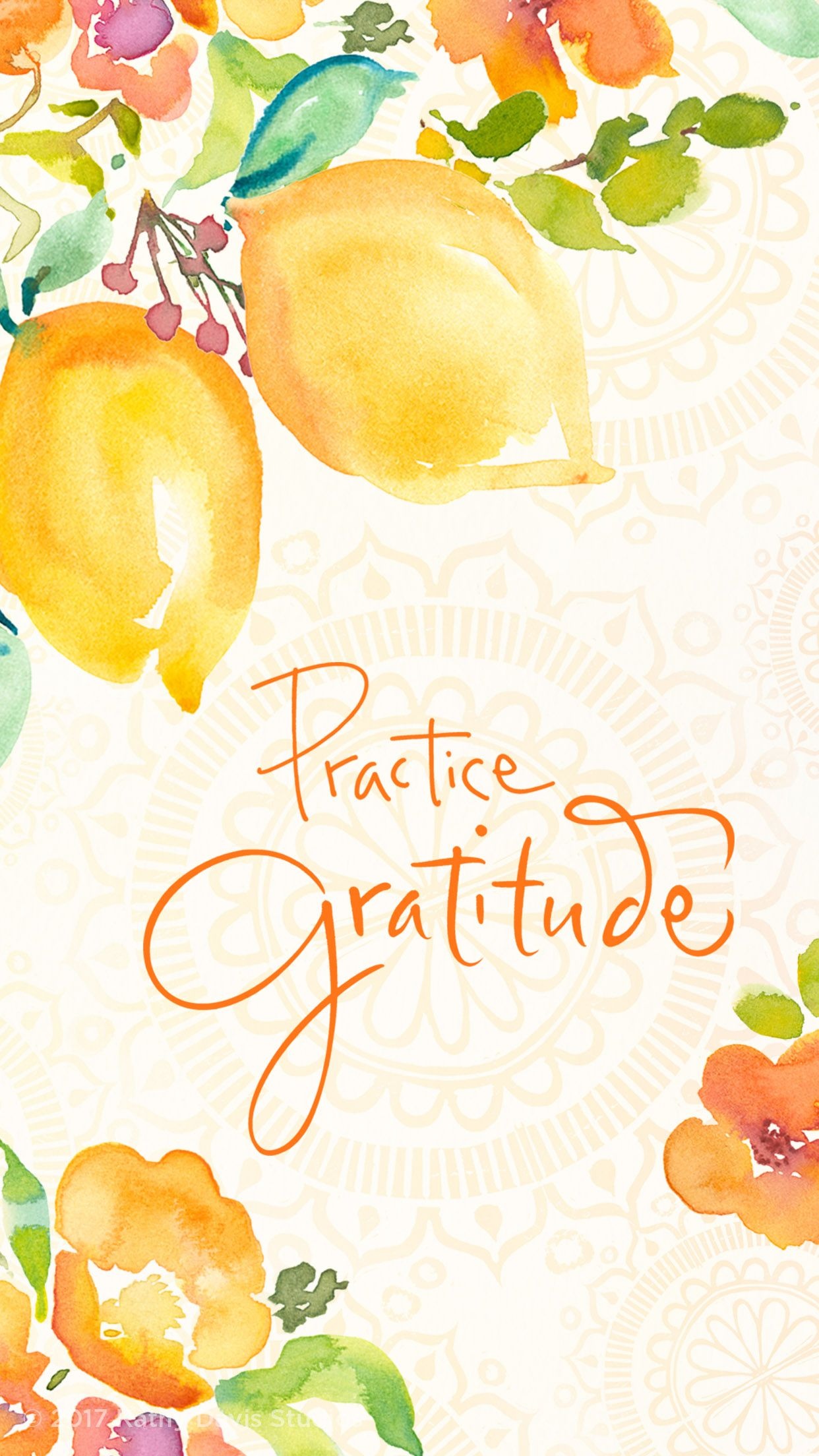 Gratitude: Watercolor, Optimistic mindset, Appreciation for life, Card. 1250x2210 HD Background.