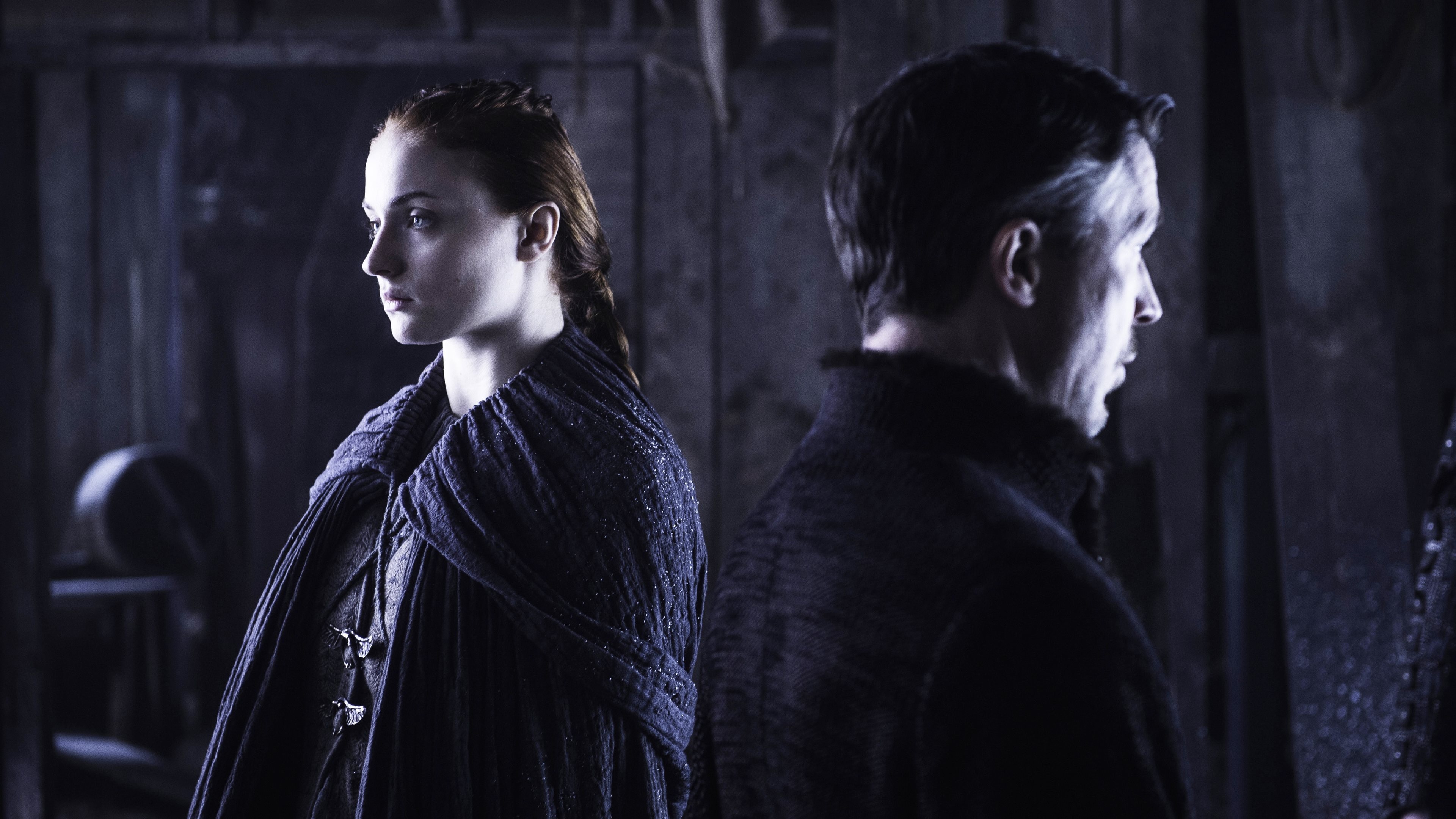 Sansa Stark, Petyr Baelish, Game of Thrones, 3840x2160 4K Desktop