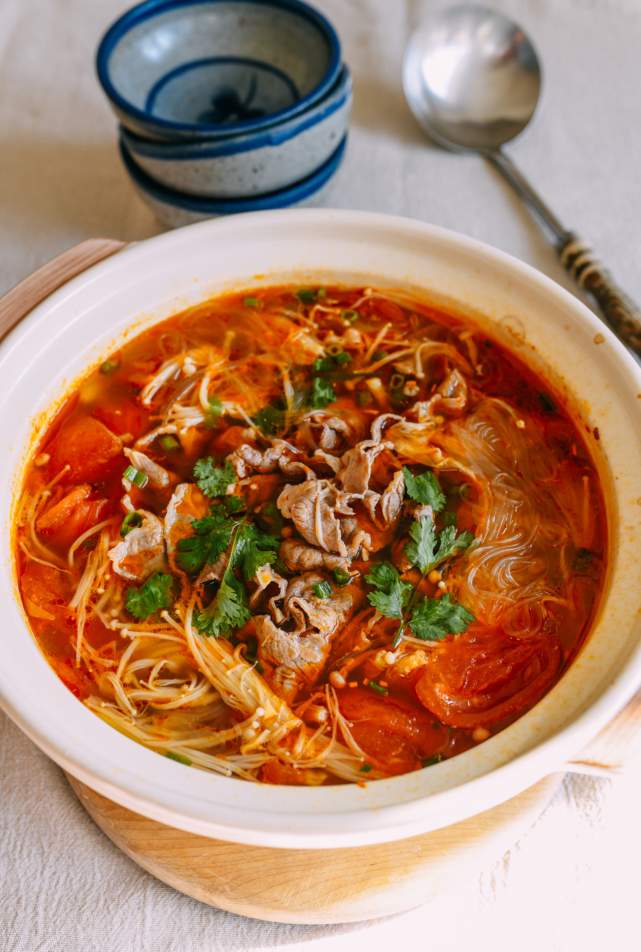 Tomato hot pot, Flavorful beef, Chinese cuisine, Family-friendly dinner, 1300x1940 HD Phone
