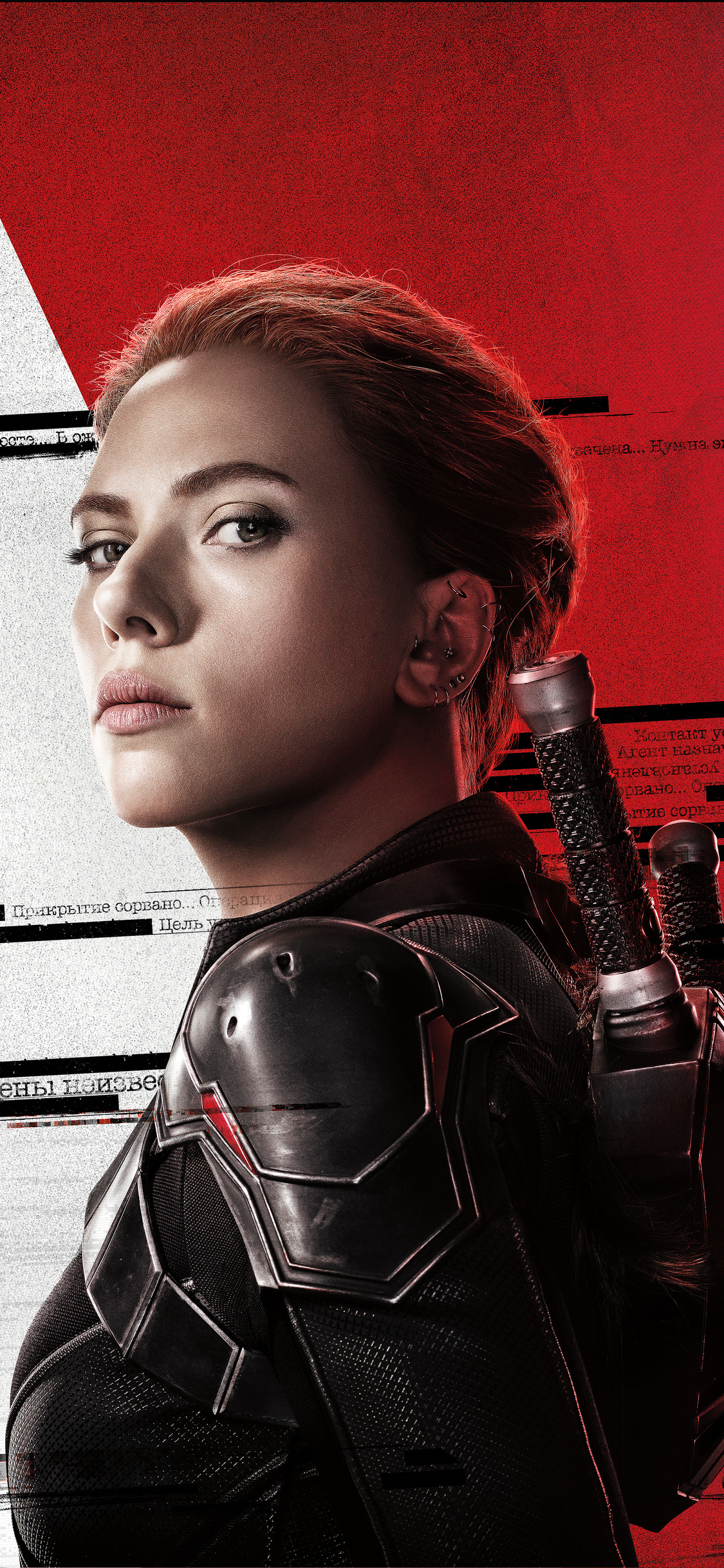 Scarlett Johansson, Black Widow, iPhone XS, Movie wallpapers, 1130x2440 HD Handy