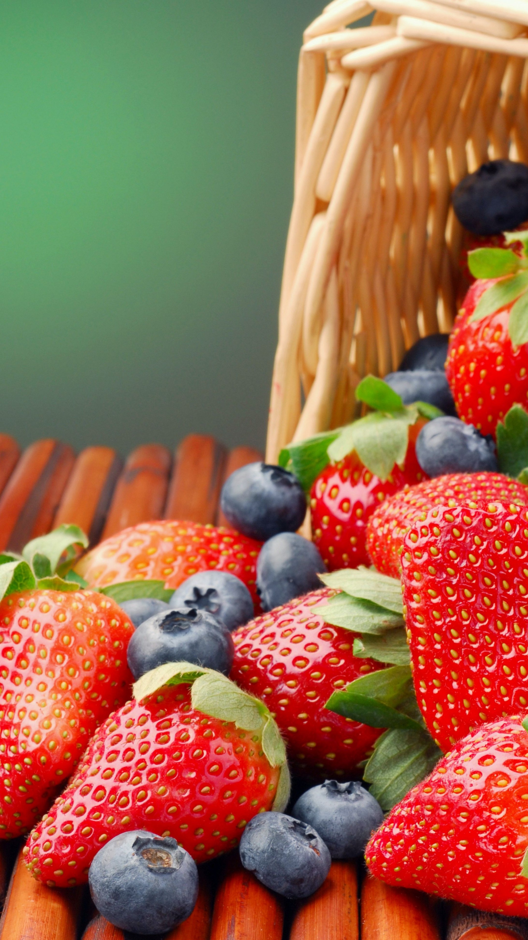 Fruits, Summer, Berries, Strawberry, 2160x3840 4K Phone