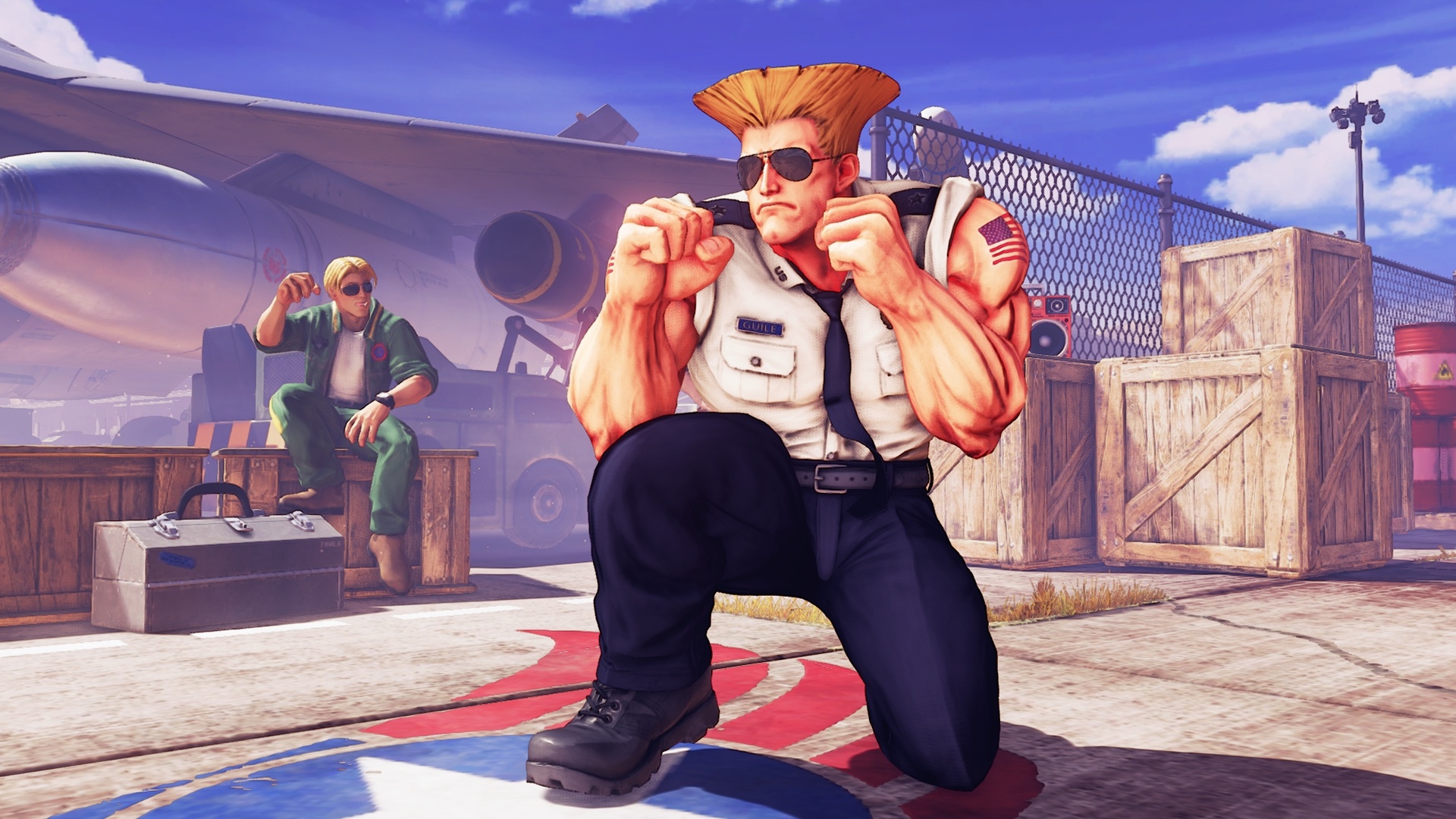 Guile (Gaming), Street Fighter V April update, Exciting roster addition, Dynamic gameplay, 1920x1080 Full HD Desktop