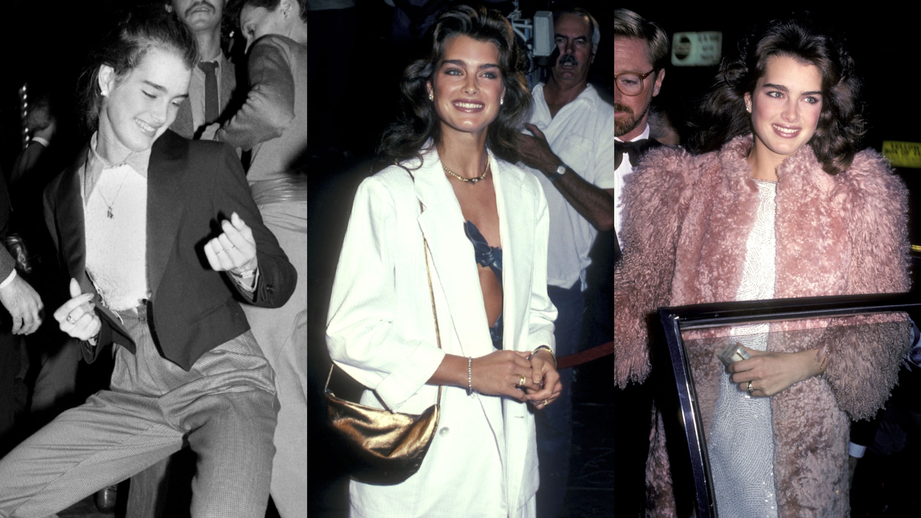Brooke Shields movies, 80s fashion, iconic outfits, style, 3200x1800 HD Desktop