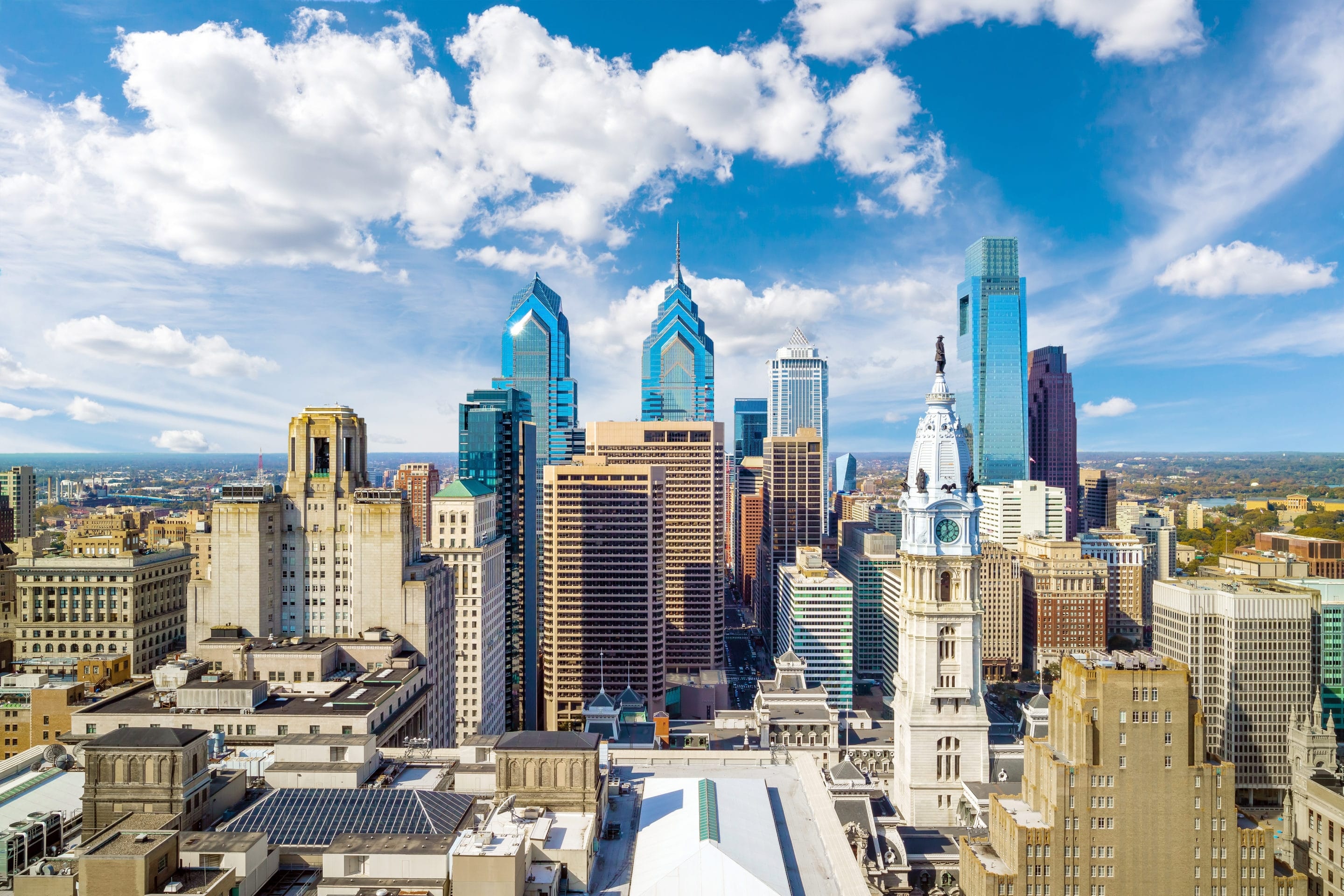 Philadelphia Skyline, Resources for renters, Relocation guide, Moving to Philly, 2880x1920 HD Desktop