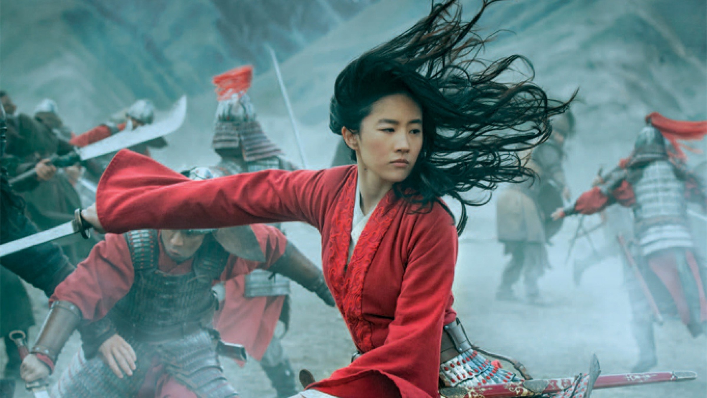 Mulan (Movie): A live-action remake, Walt Disney Pictures. 2400x1350 HD Background.
