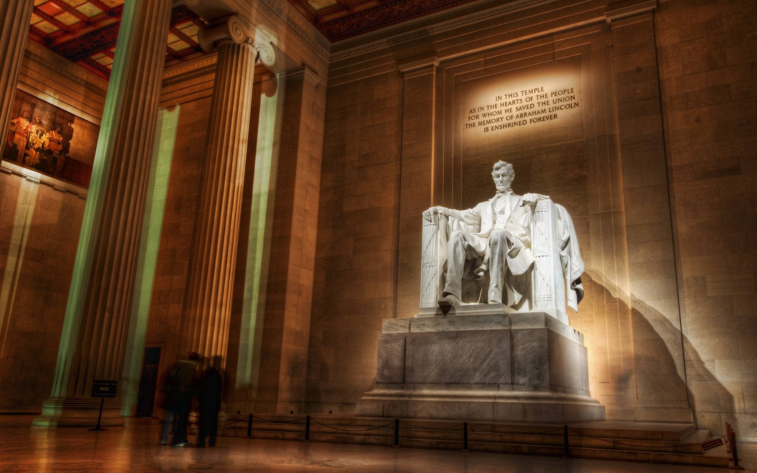 Lincoln Memorial, Abraham Lincoln Wallpaper, 2560x1600 HD Desktop