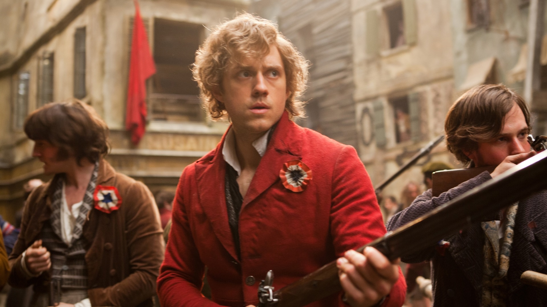 Les Miserables: The film was nominated for eight awards at the 85th Academy Awards. 1920x1080 Full HD Background.
