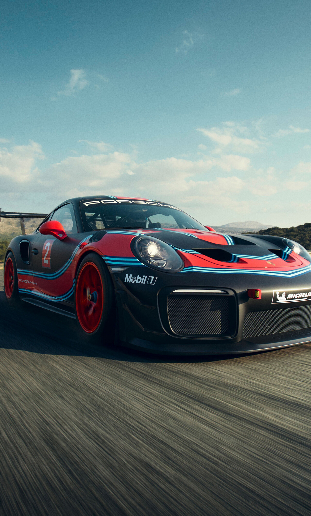Porsche 911: GT2 RS Clubsport, Sports car, German automotive brand. 1280x2120 HD Wallpaper.