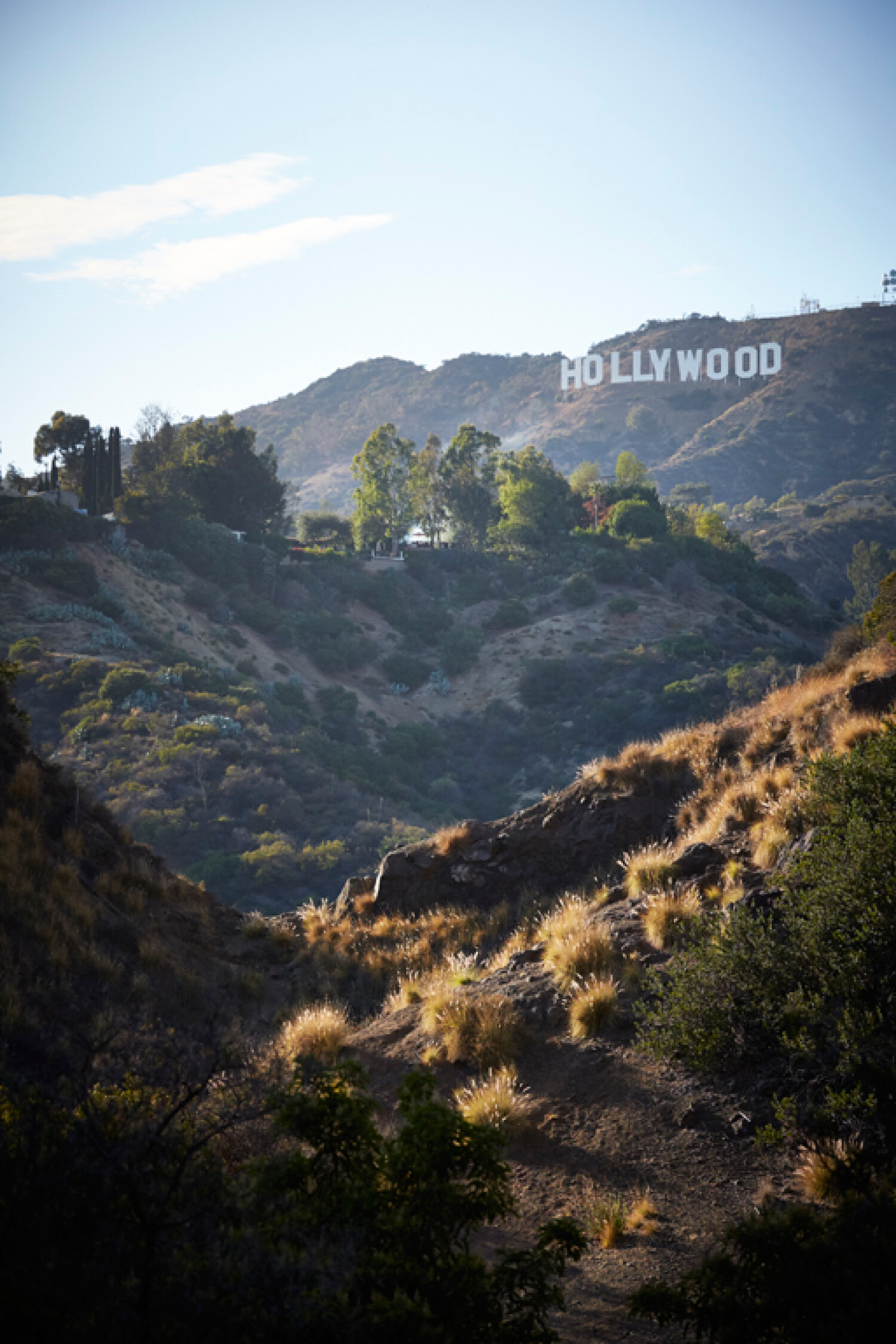 Hollywood Sign: The landmark is north of the Mulholland Highway, and to the south of the Forest Lawn Memorial Park. 1500x2250 HD Wallpaper.