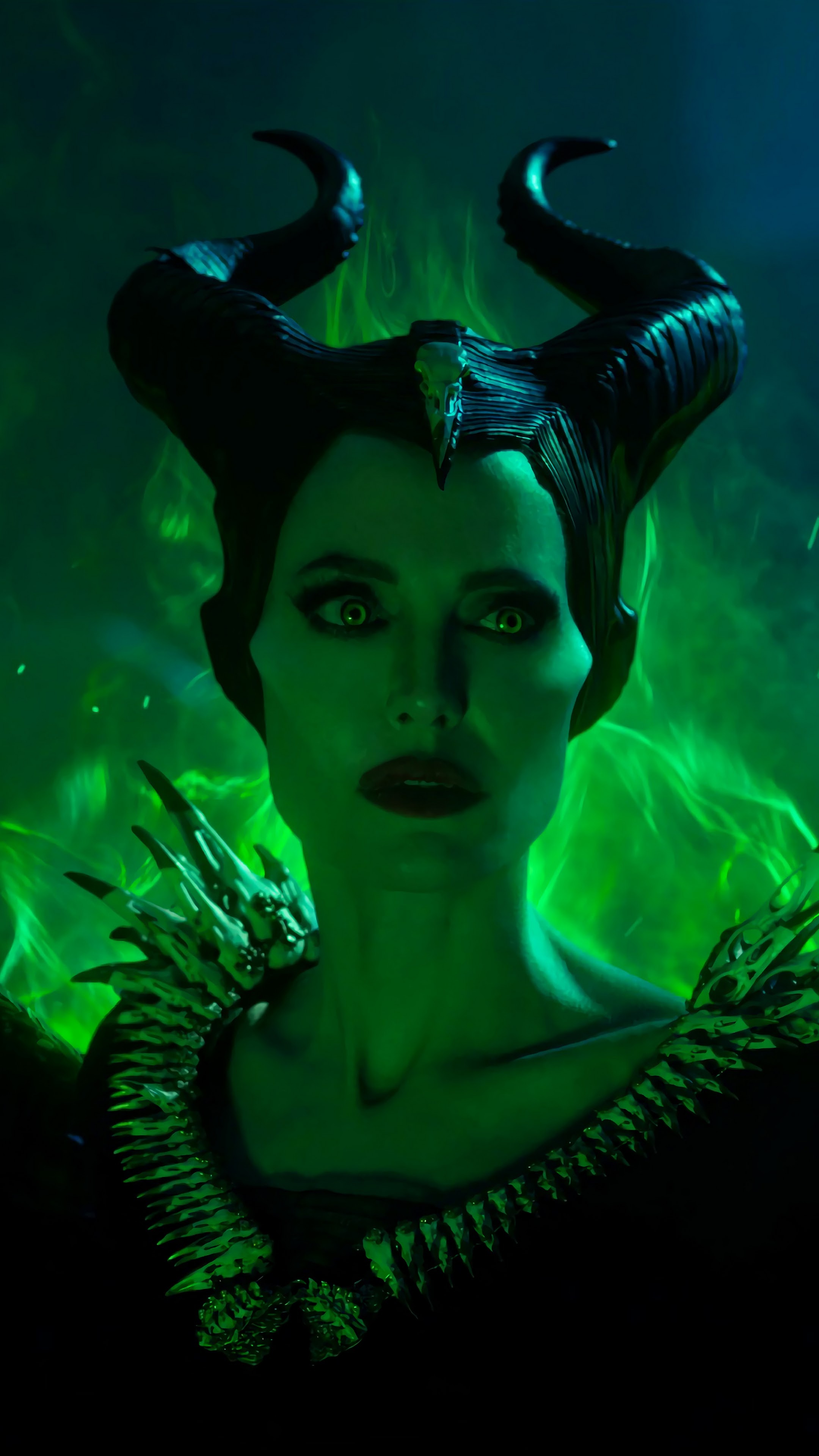 Maleficent 2, Angelina Jolie, iPhone wallpaper, 2160x3840 4K Handy