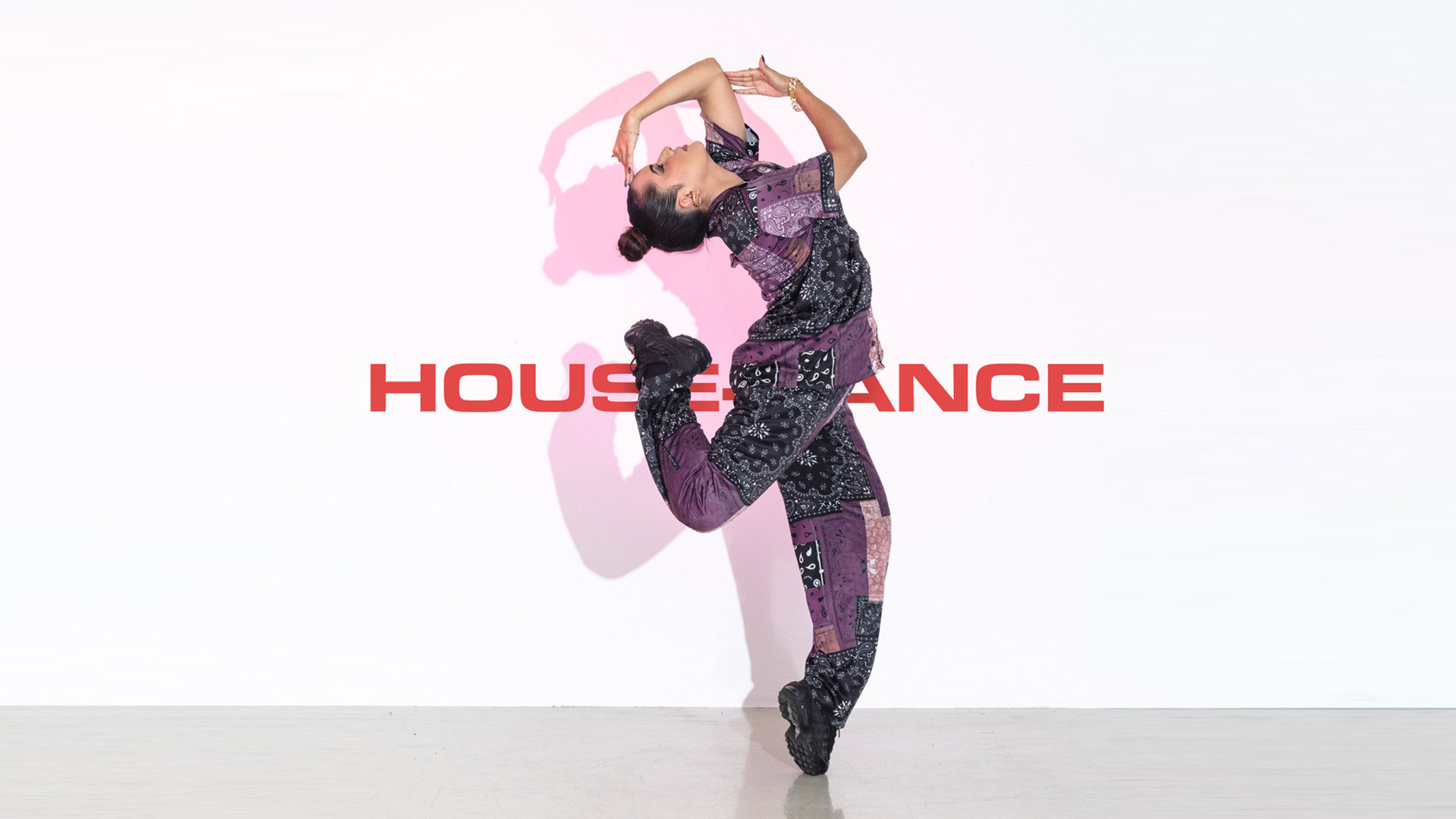 House Dance: Hip-hop, Break afrobeat, Voguing, A freestyle social street dance. 1920x1080 Full HD Background.