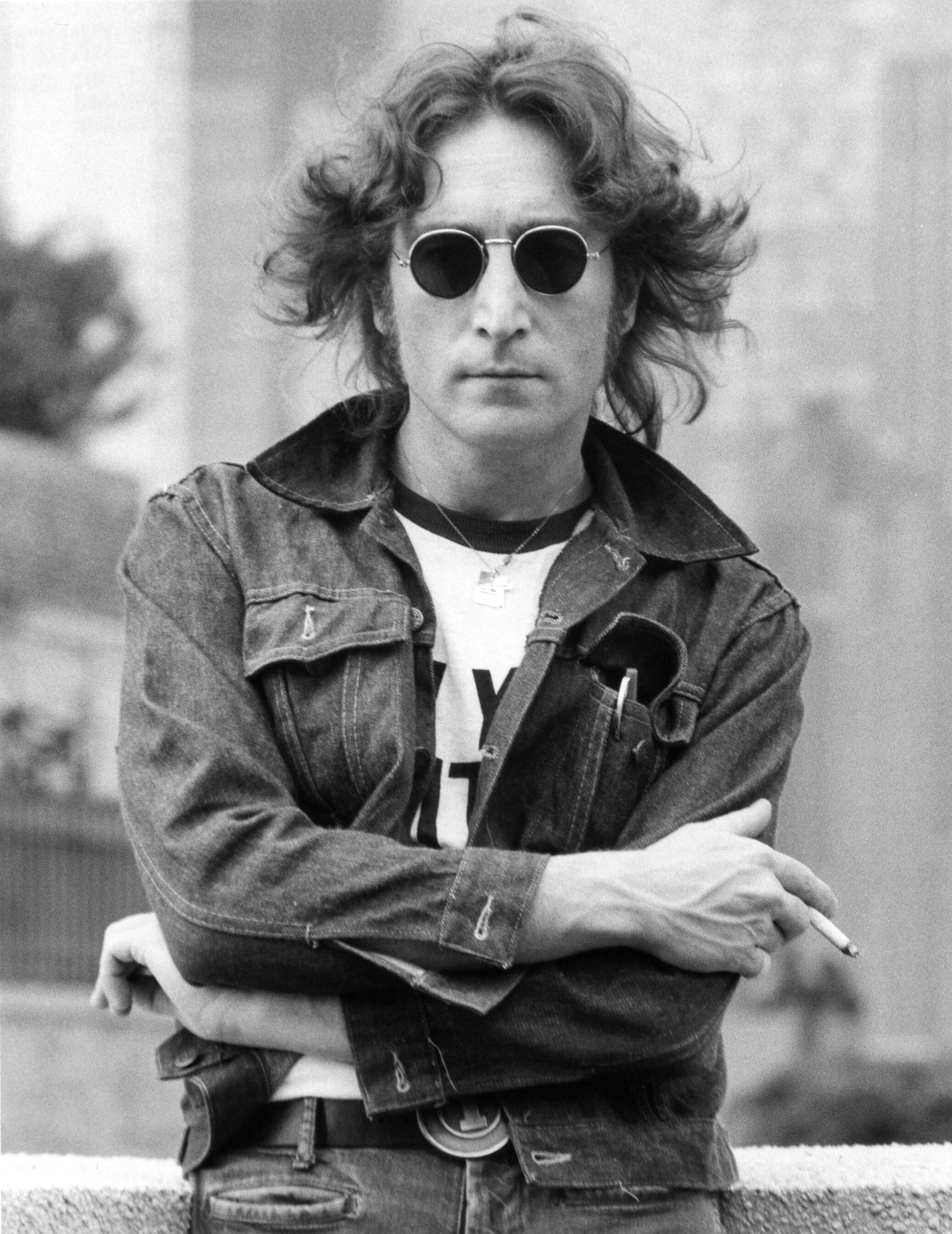 The Beatles: John Lennon, an English singer, songwriter, musician, and peace activist. 2080x2690 HD Wallpaper.