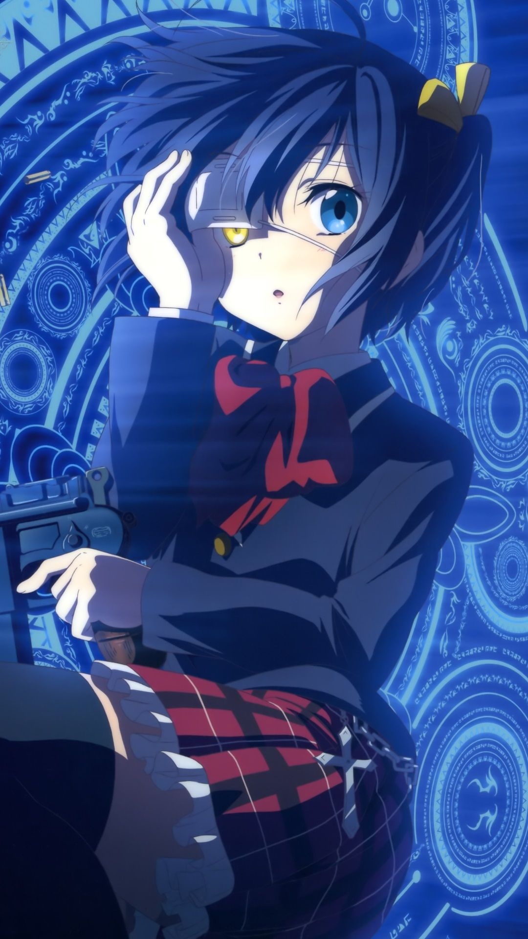 Love, Chunibyo and Other Delusions, Anime wallpaper, Rikka, Aesthetic visuals, 1080x1920 Full HD Phone