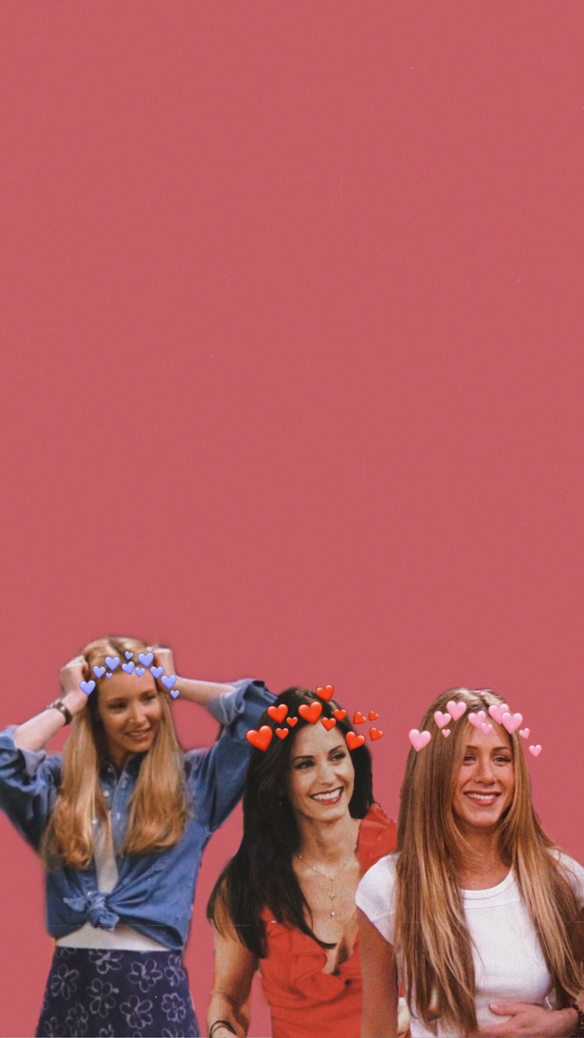 Friends (TV Series): Poster, Art, Aesthetic, Rachel, Monica, Phoebe. 1950x3470 HD Wallpaper.