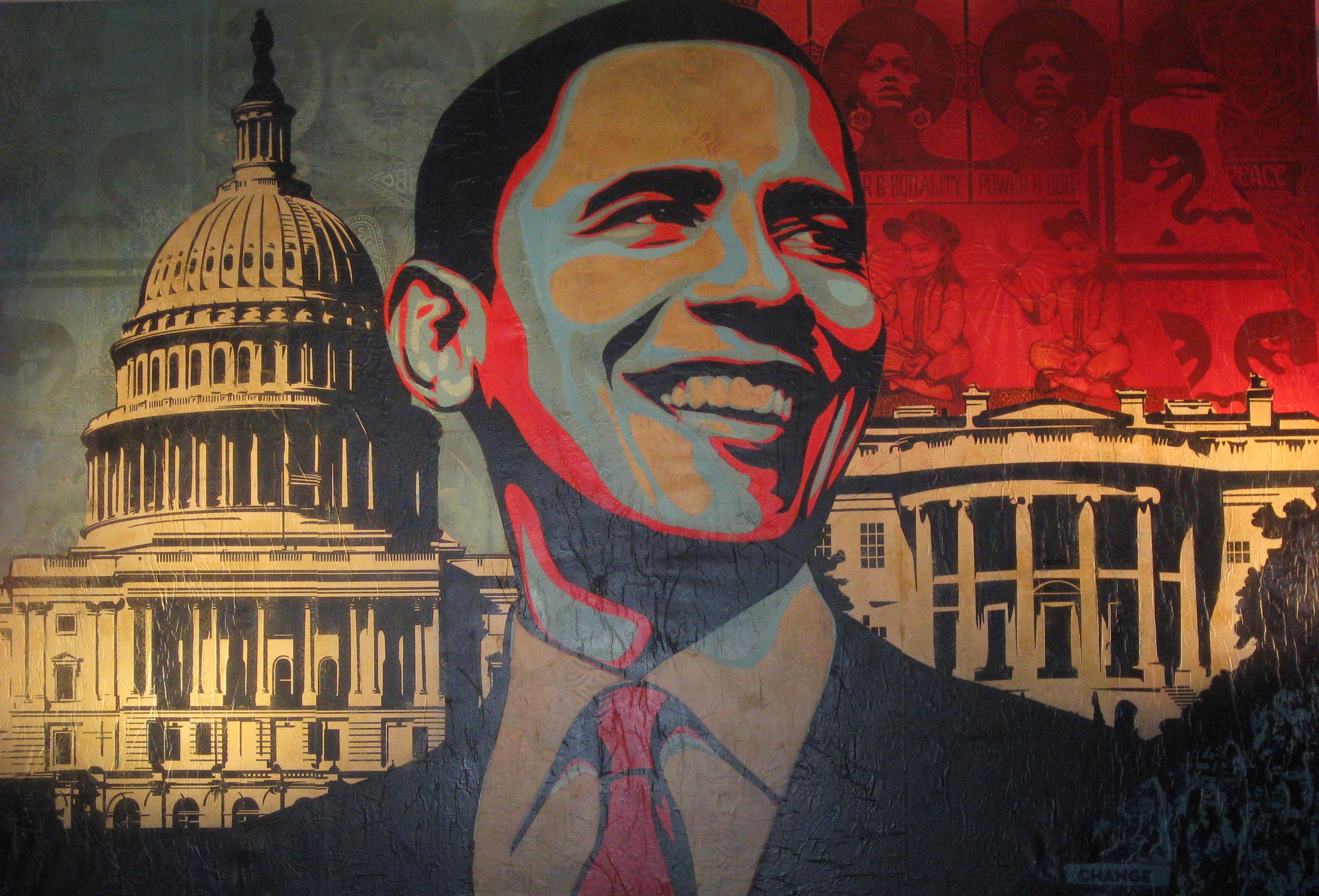 Barack Obama, Hope, Shepard Fairey, 2830x1920 HD Desktop