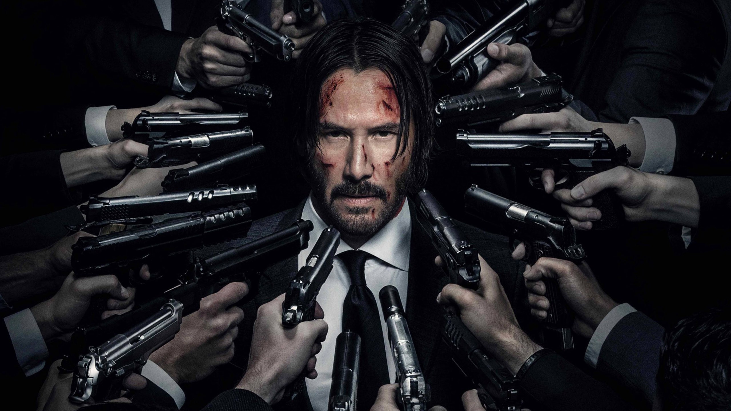 John Wick: Chapter 2, Perfect sequel, Visceral action, Bloody and thrilling, 2560x1440 HD Desktop