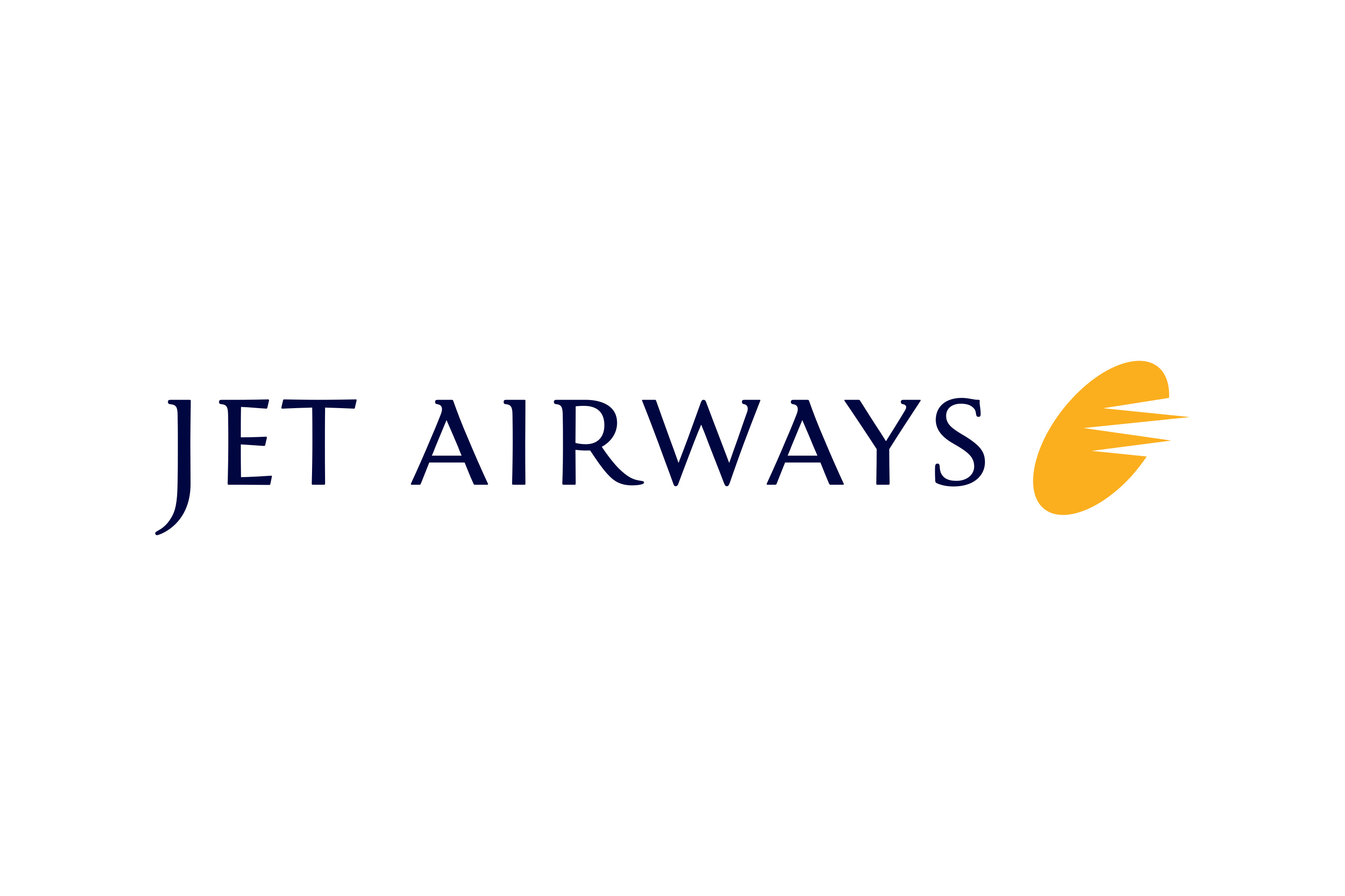 Jet Airways, Premium airline, Indian aviation, Reliable service, 3000x2000 HD Desktop