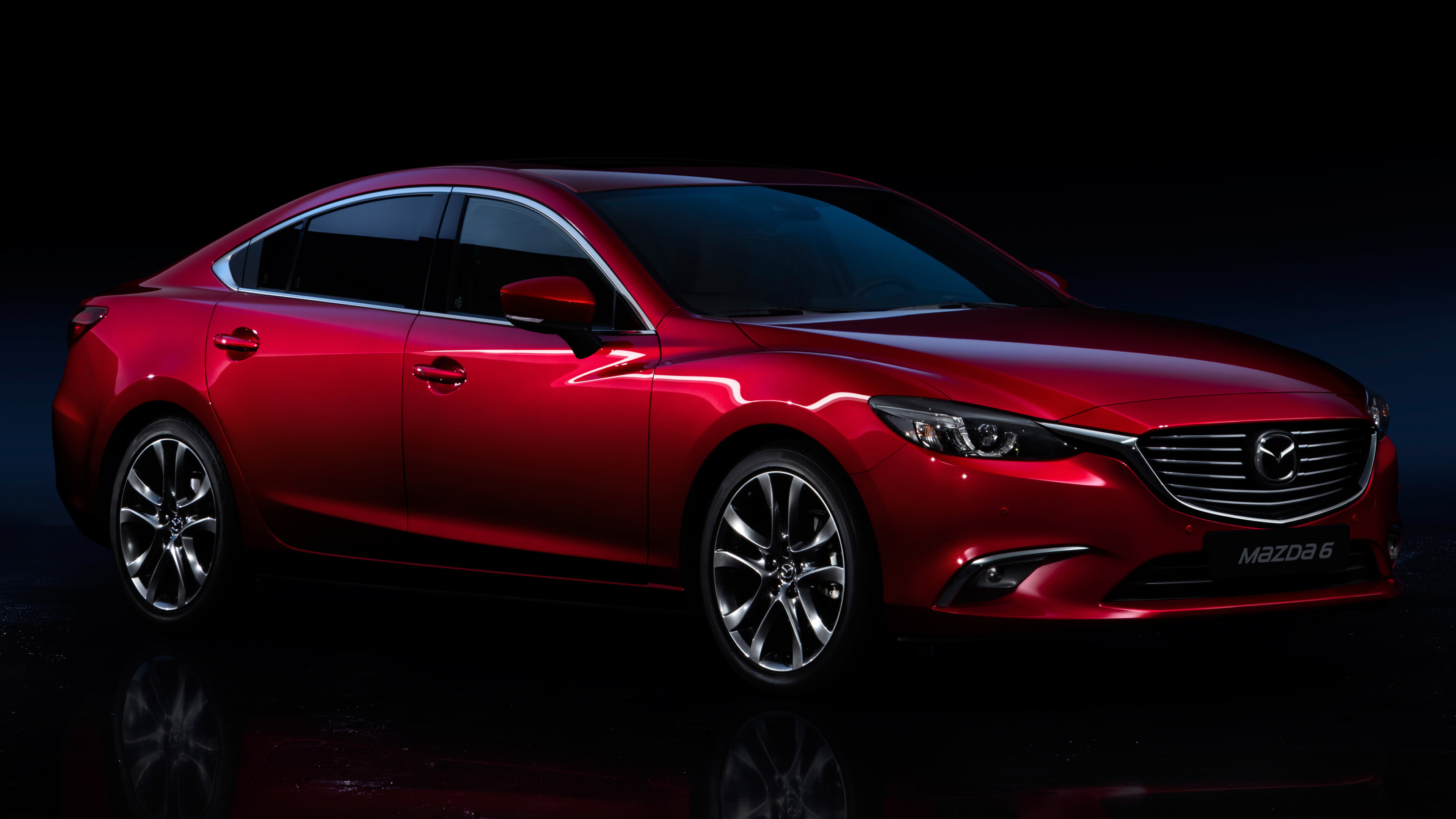 Mazda: Best known for their rotary engine technology, High-performance 6 model. 3840x2160 4K Wallpaper.