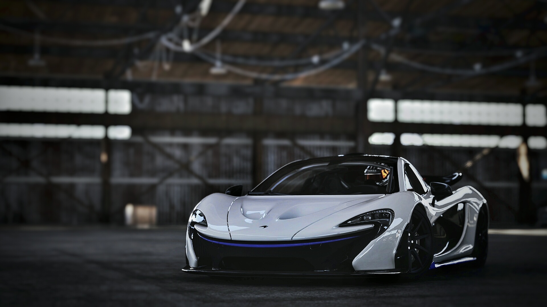 Mclaren P1, Blue White Reflections, Special Operations, 1920x1080 Full HD Desktop